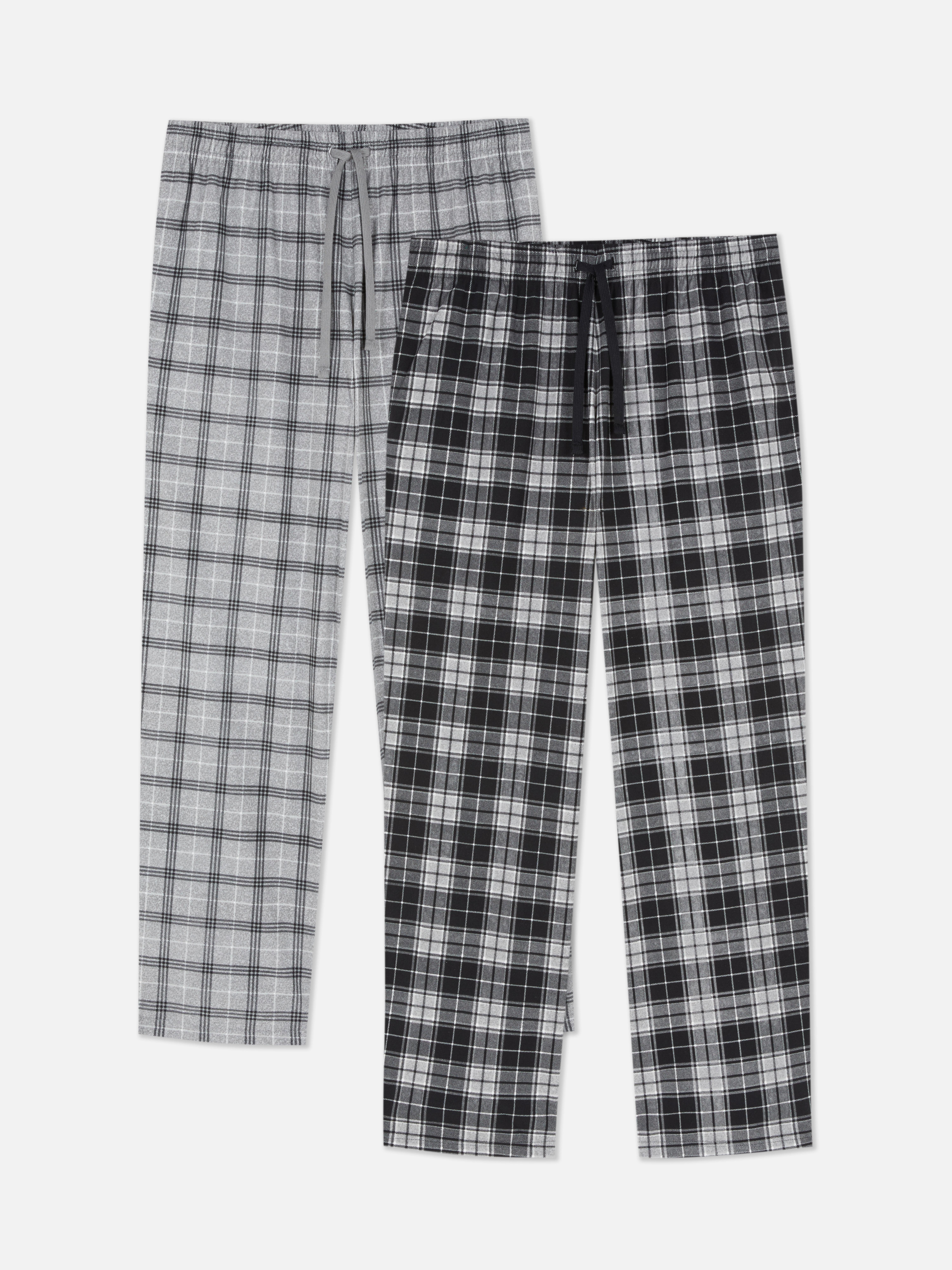 Pack de 2 pantalones de pijama a cuadros