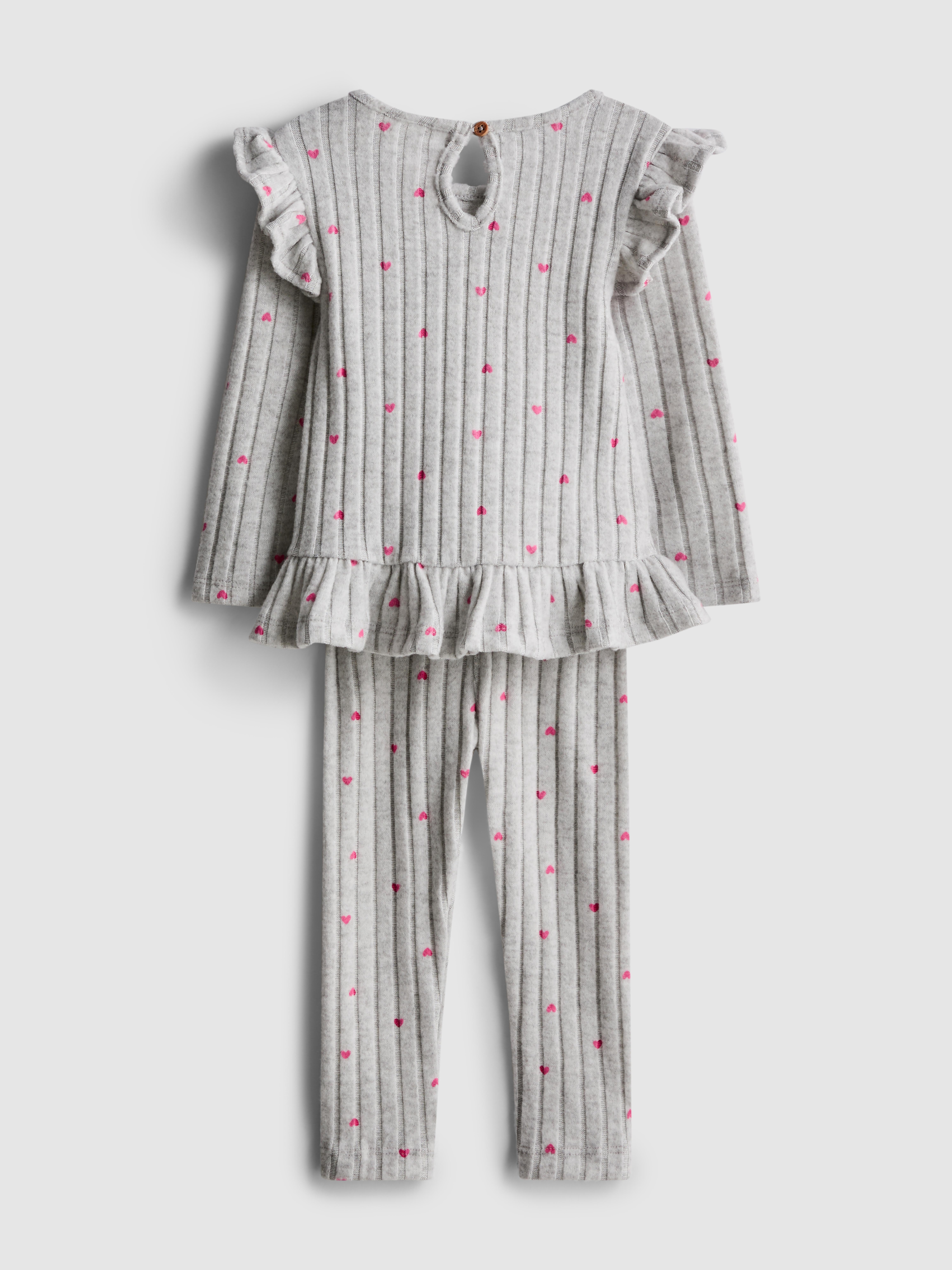 0-36 meses | Camiseta de manga larga y leggings