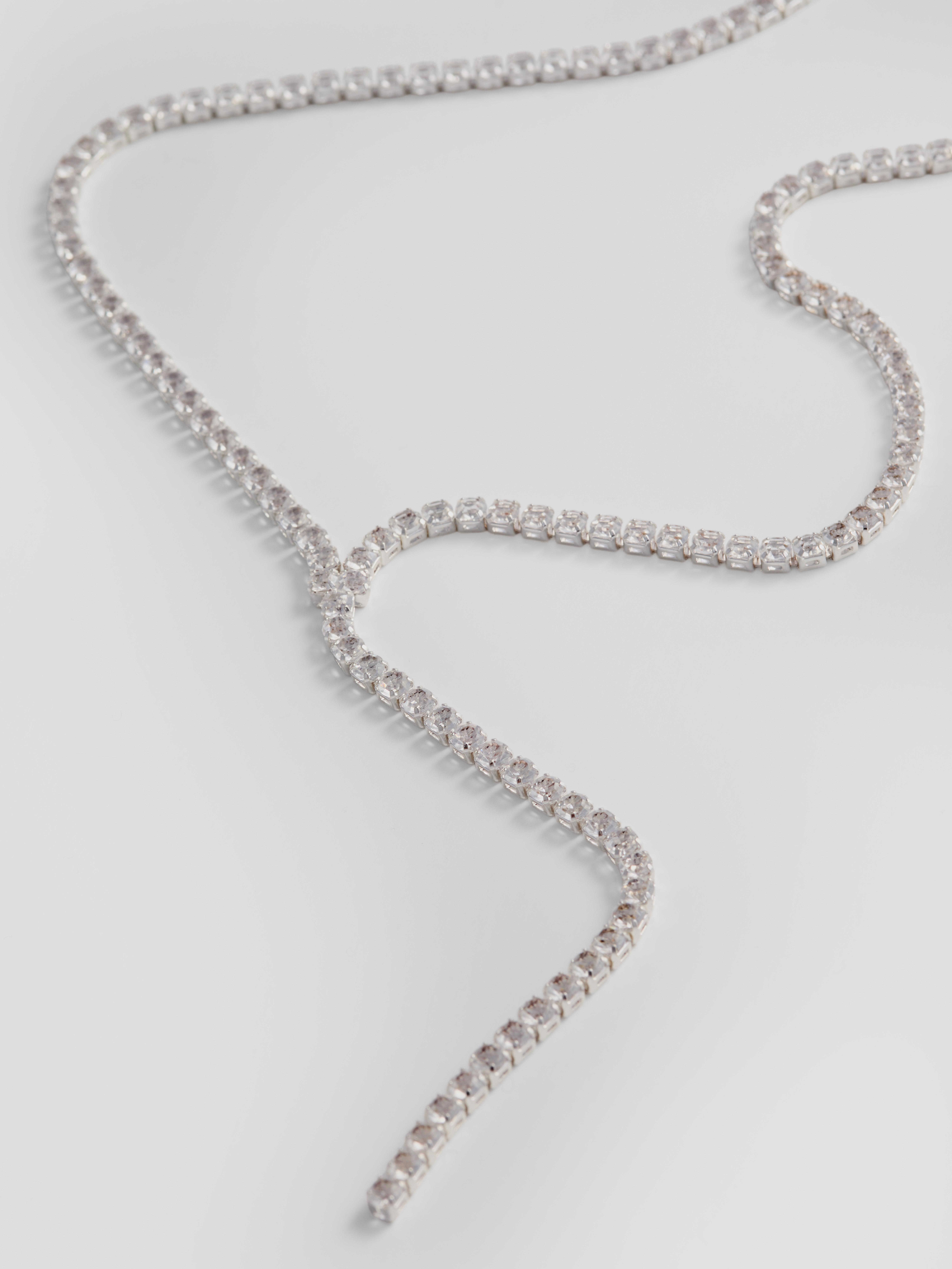 Diamanté Y-Chain Necklace