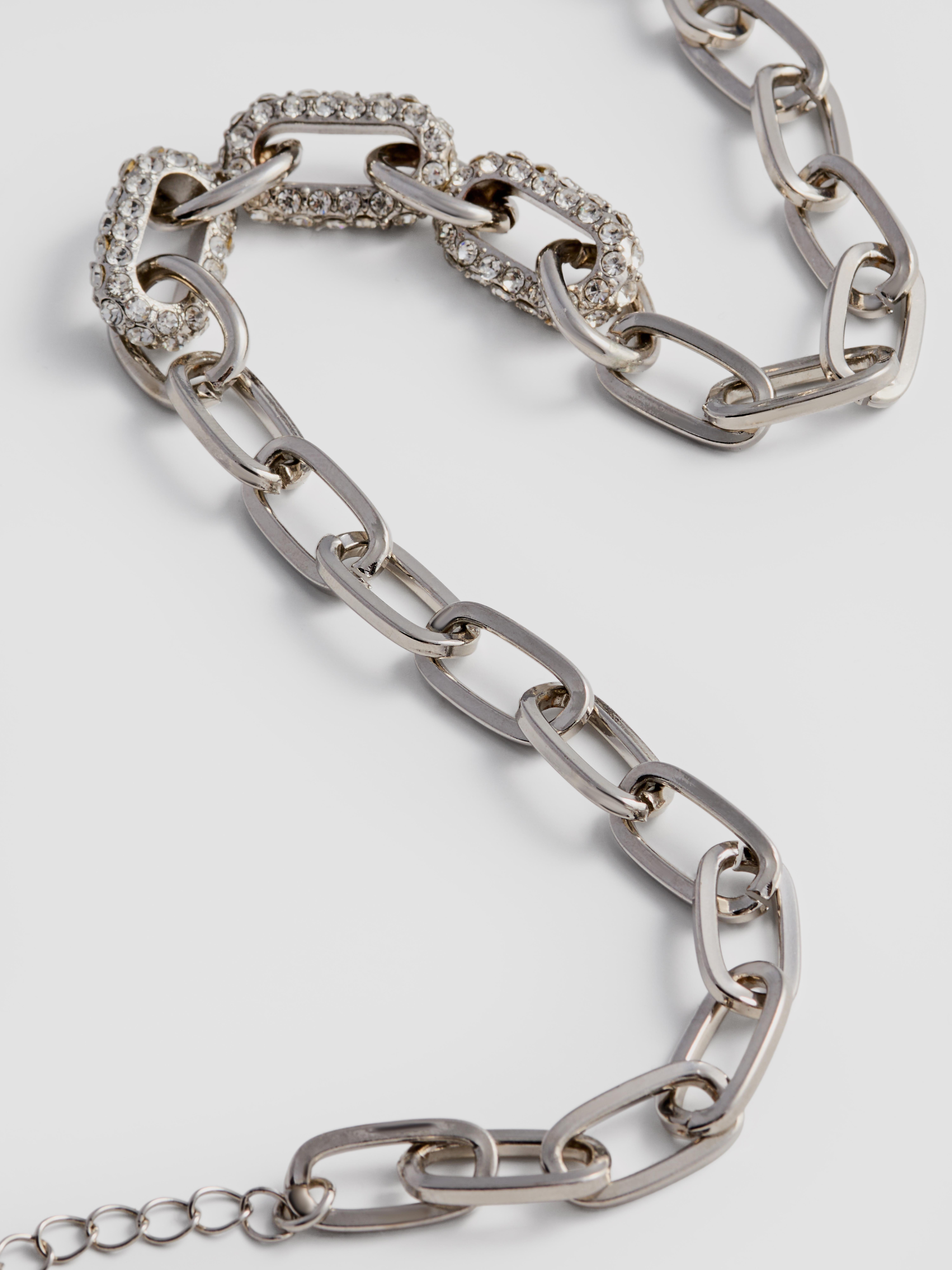 Diamanté Chain Necklace