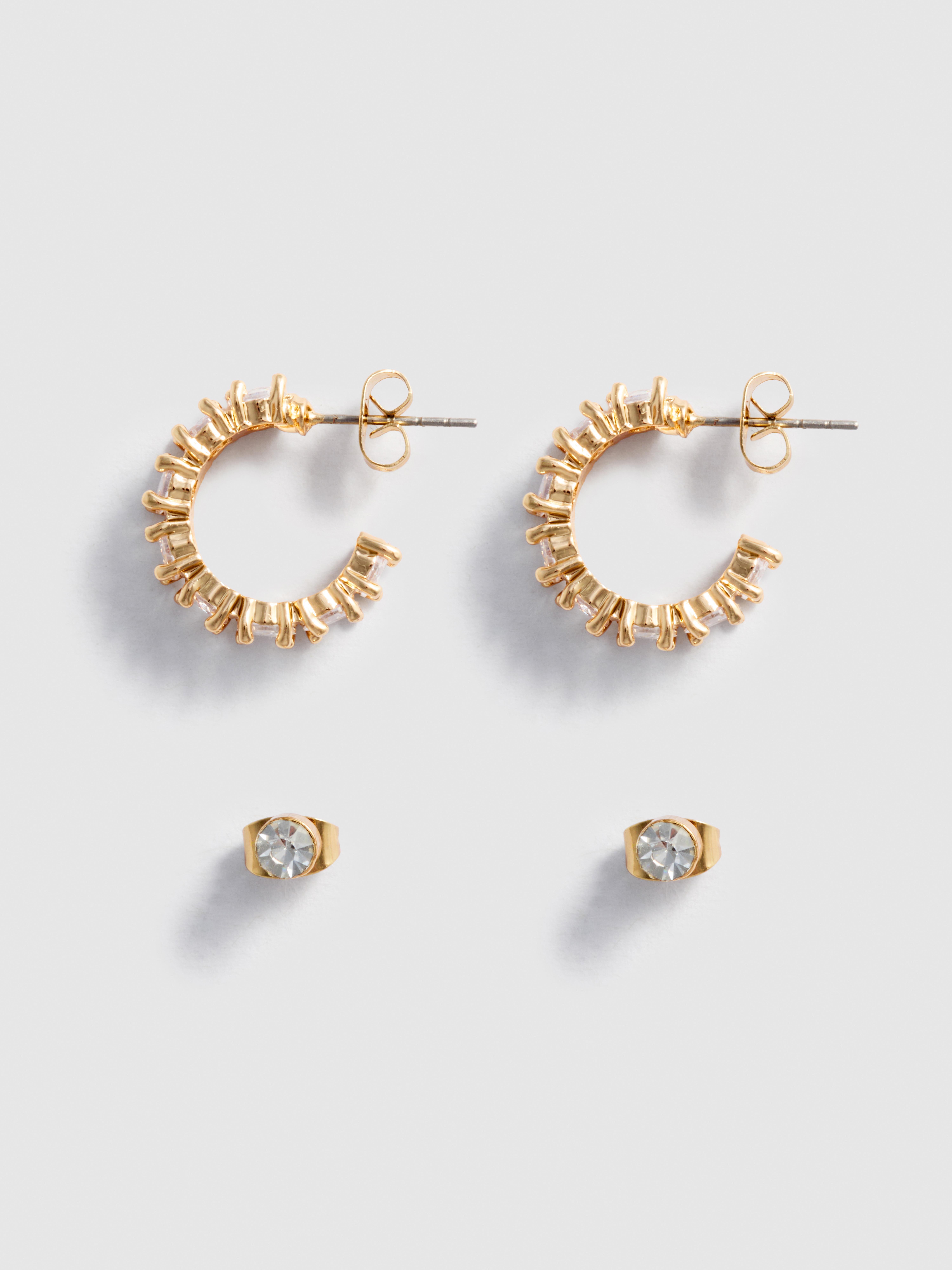 2pk Paula Echevarría Diamanté Earrings