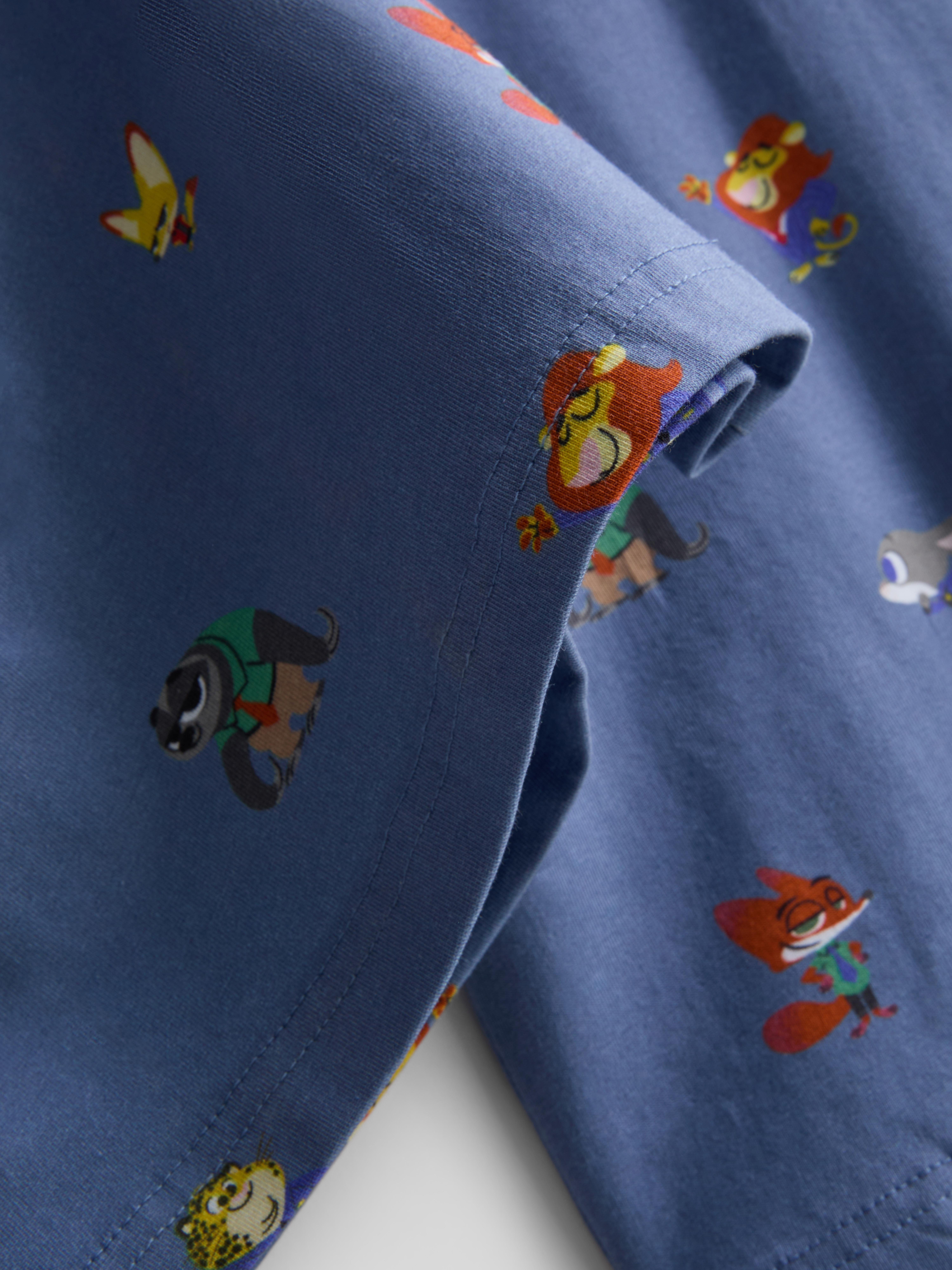 Women's Blue Disney's Zootopia Character Pajamas