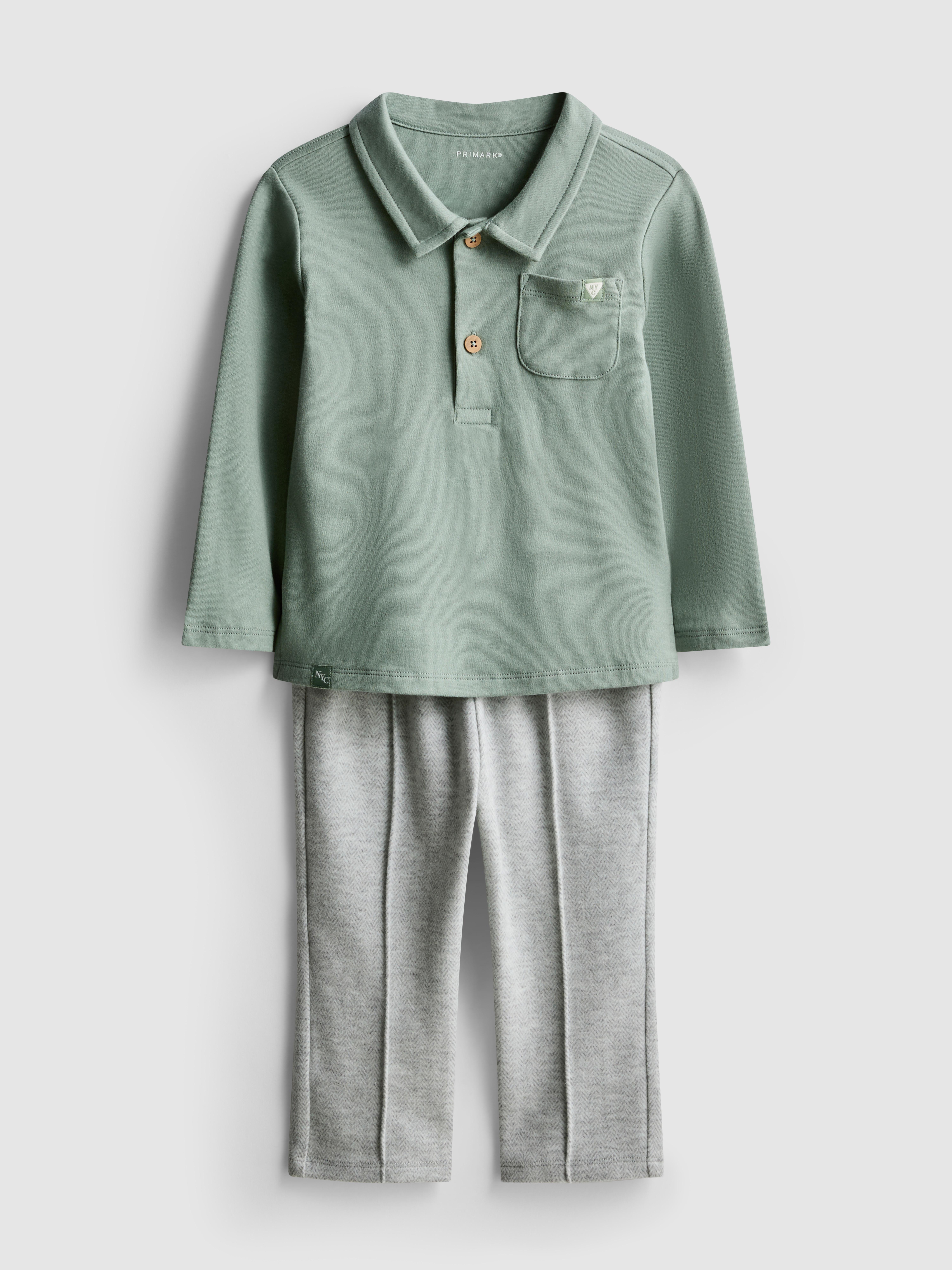 0-36mths | Polo Shirt and Joggers Set
