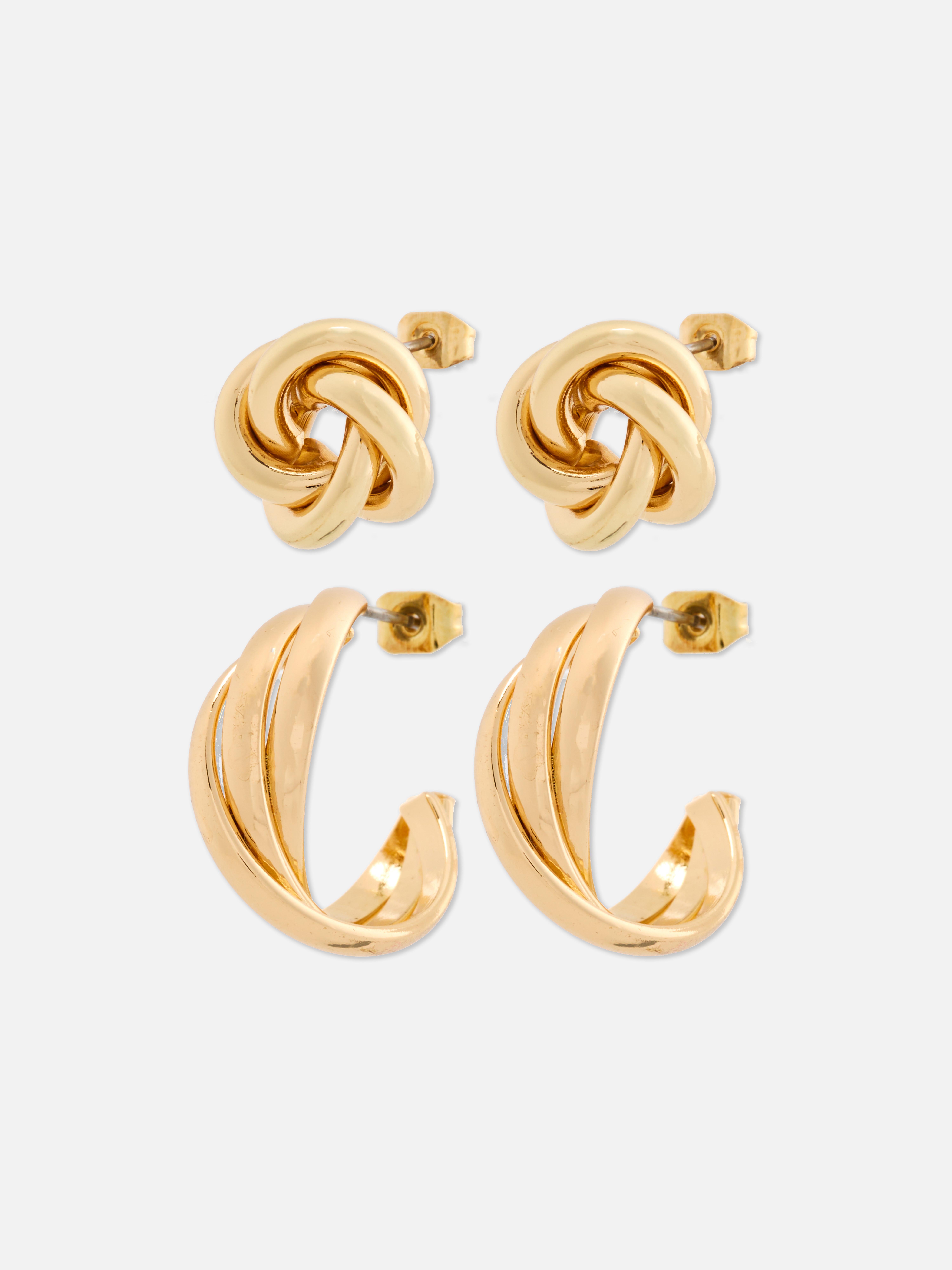 The Edit Hoop And Drop Earrings