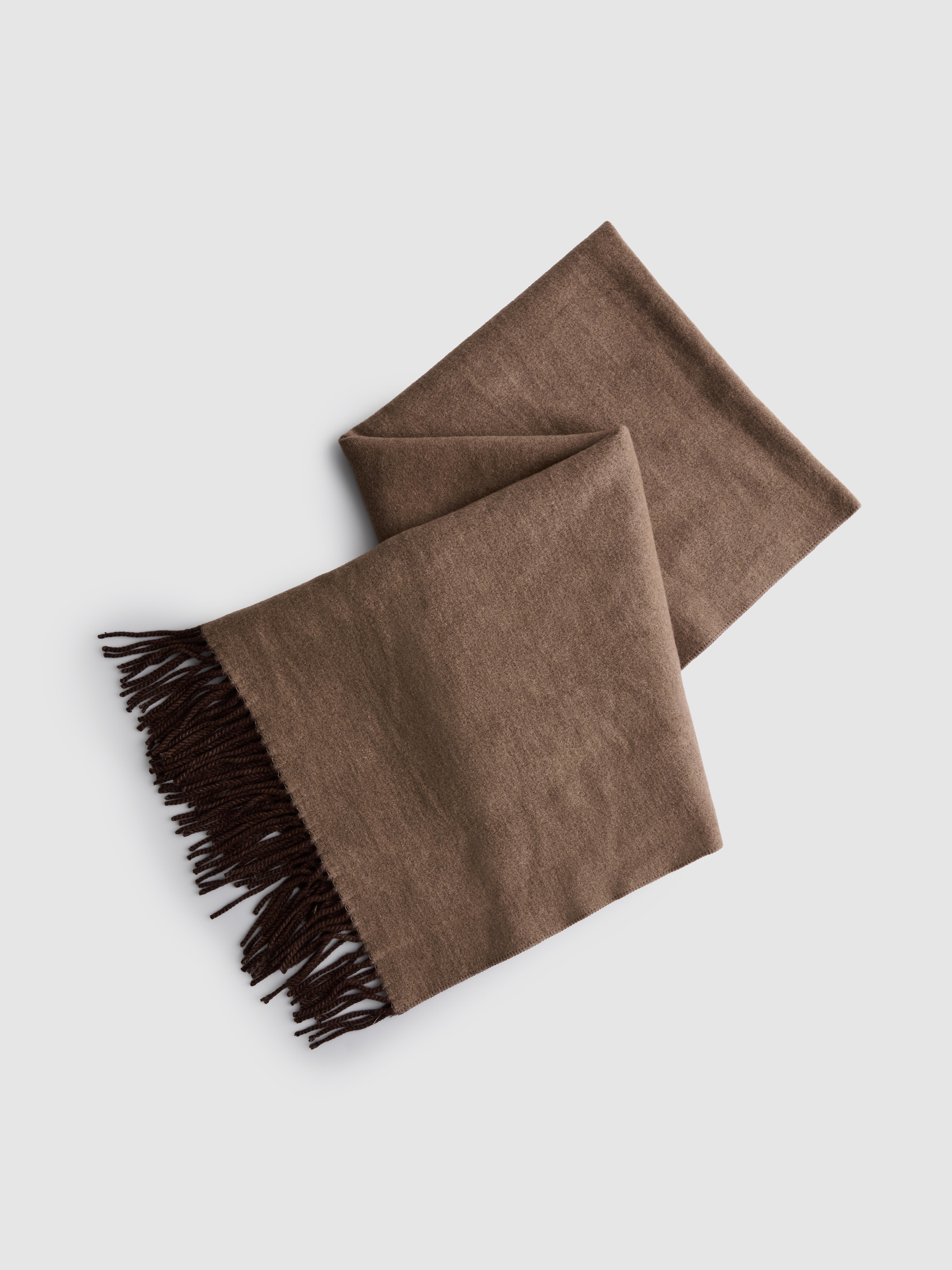 Tassel Two-Tone Scarf