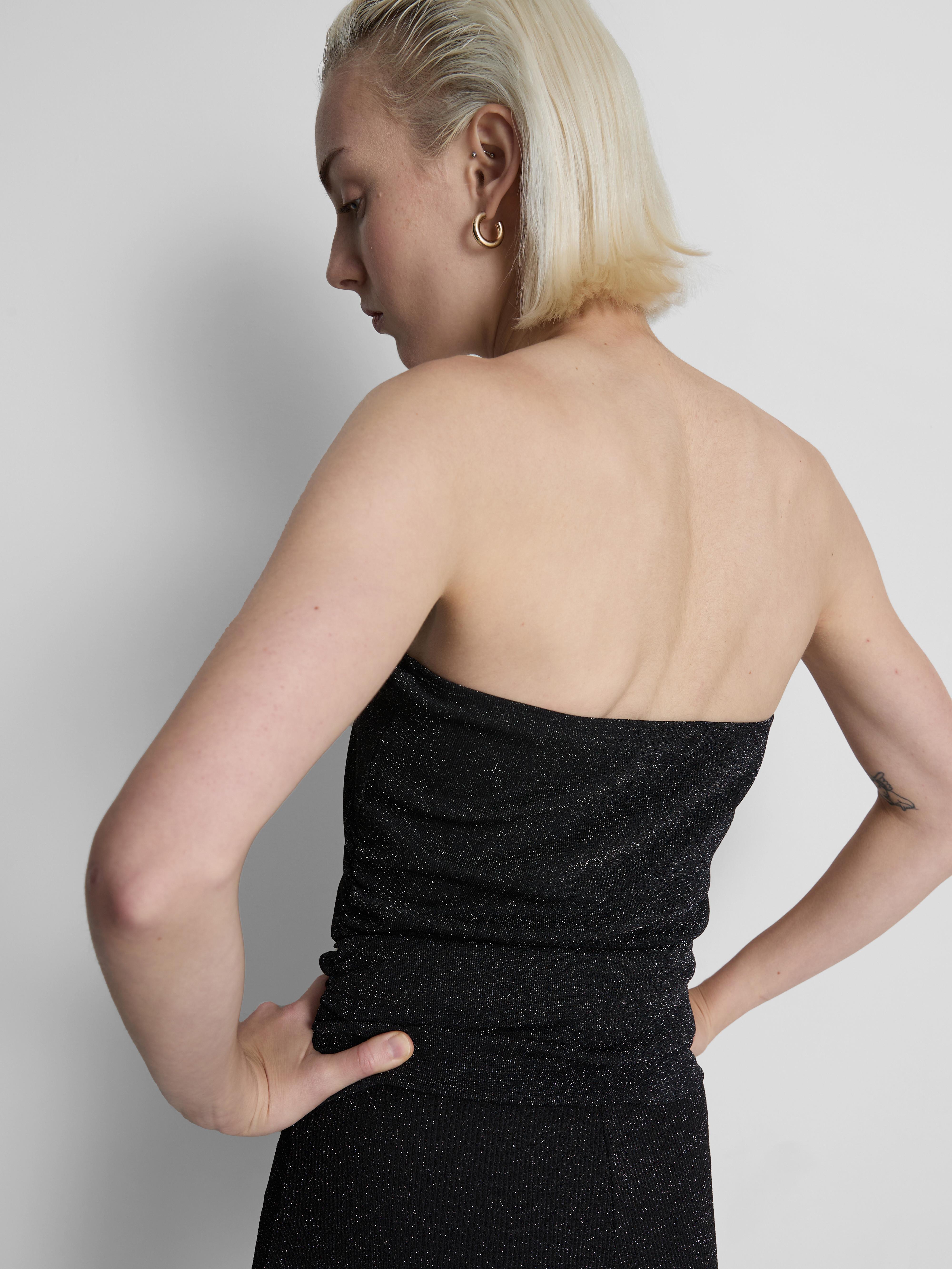 Glitzerndes Bandeau-Top