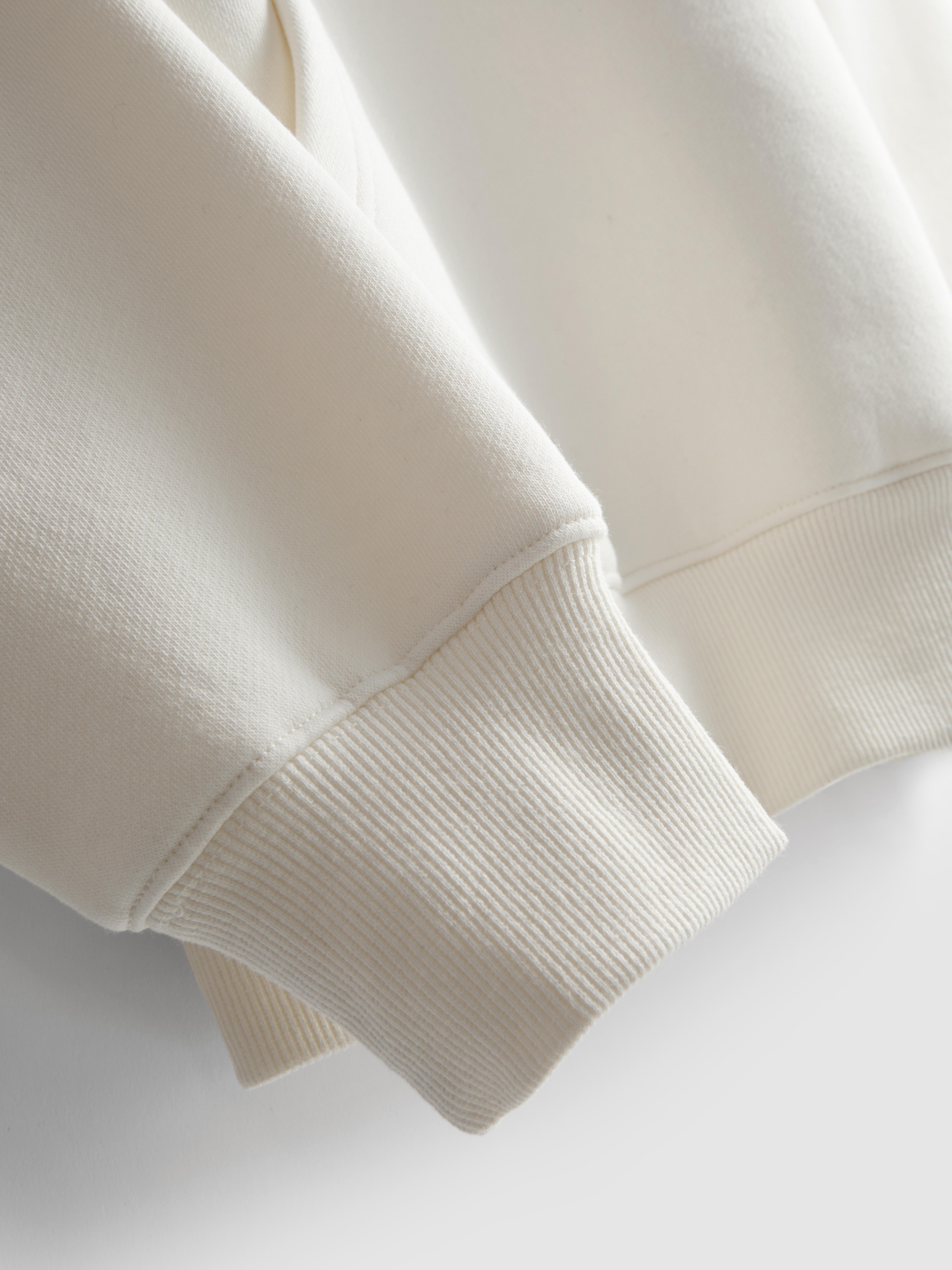 Men's Ivory Stranger Things Oversized Graphic Hoodie