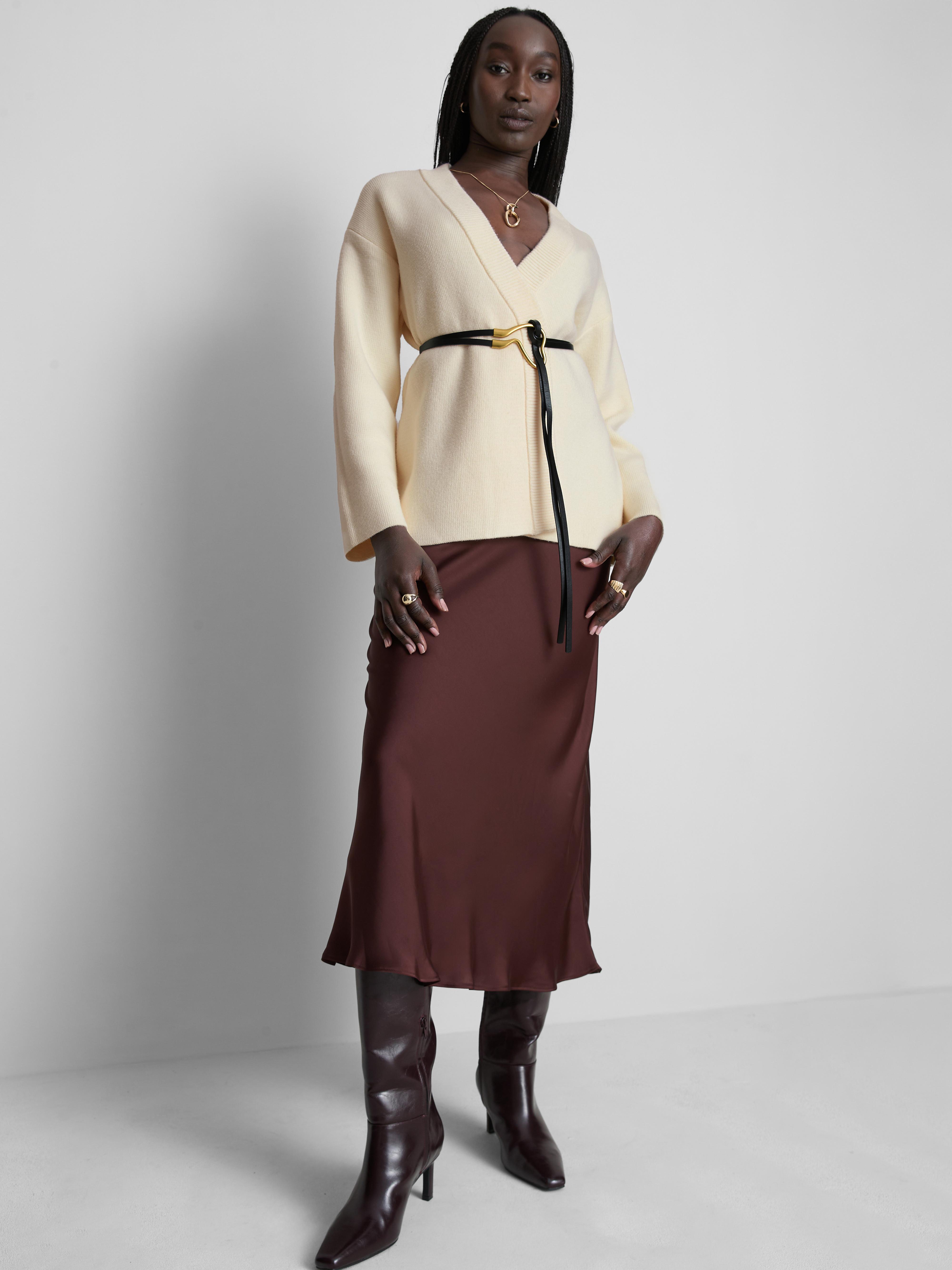 Belted D-Ring Cardigan