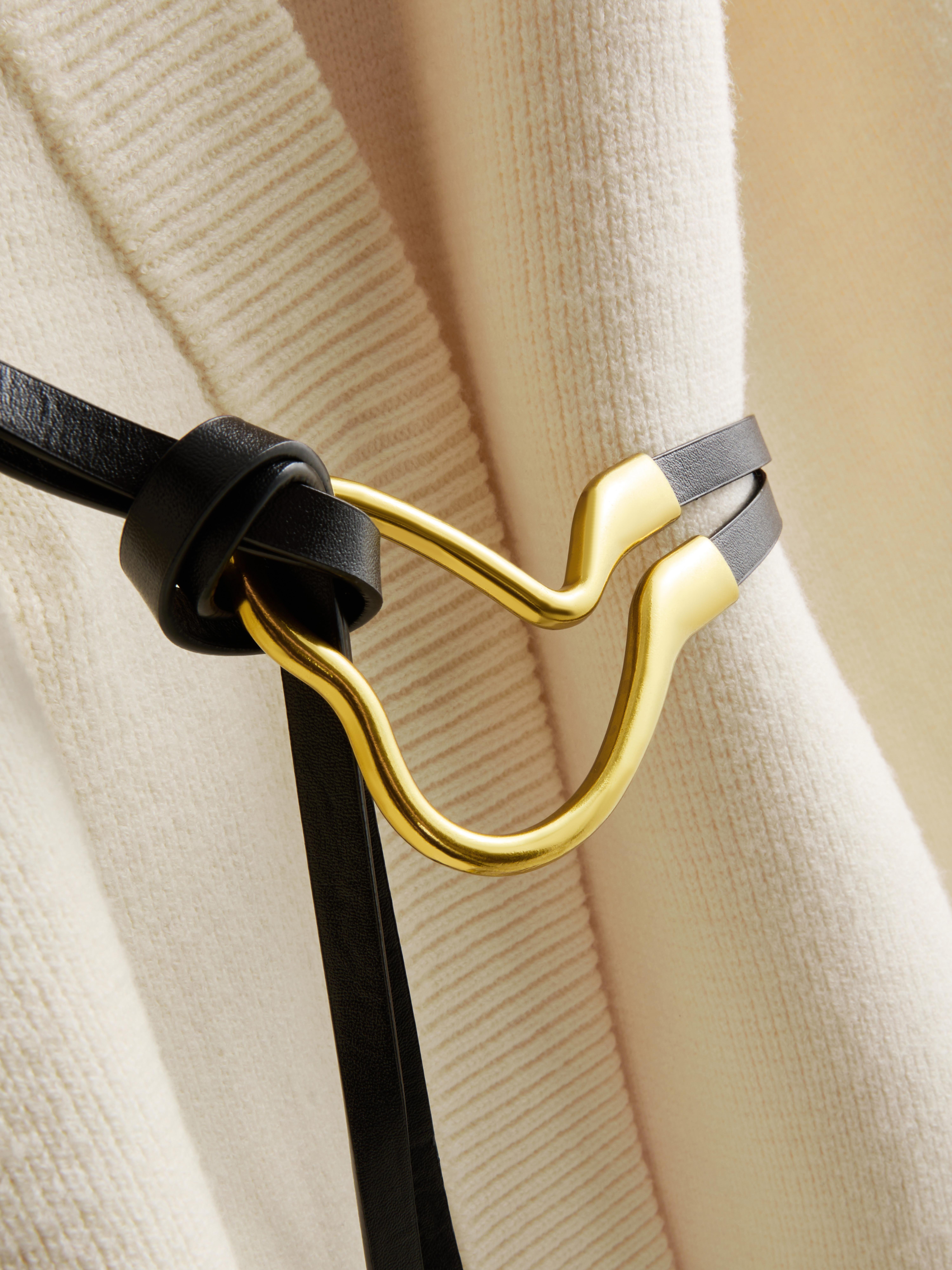 Belted D-Ring Cardigan