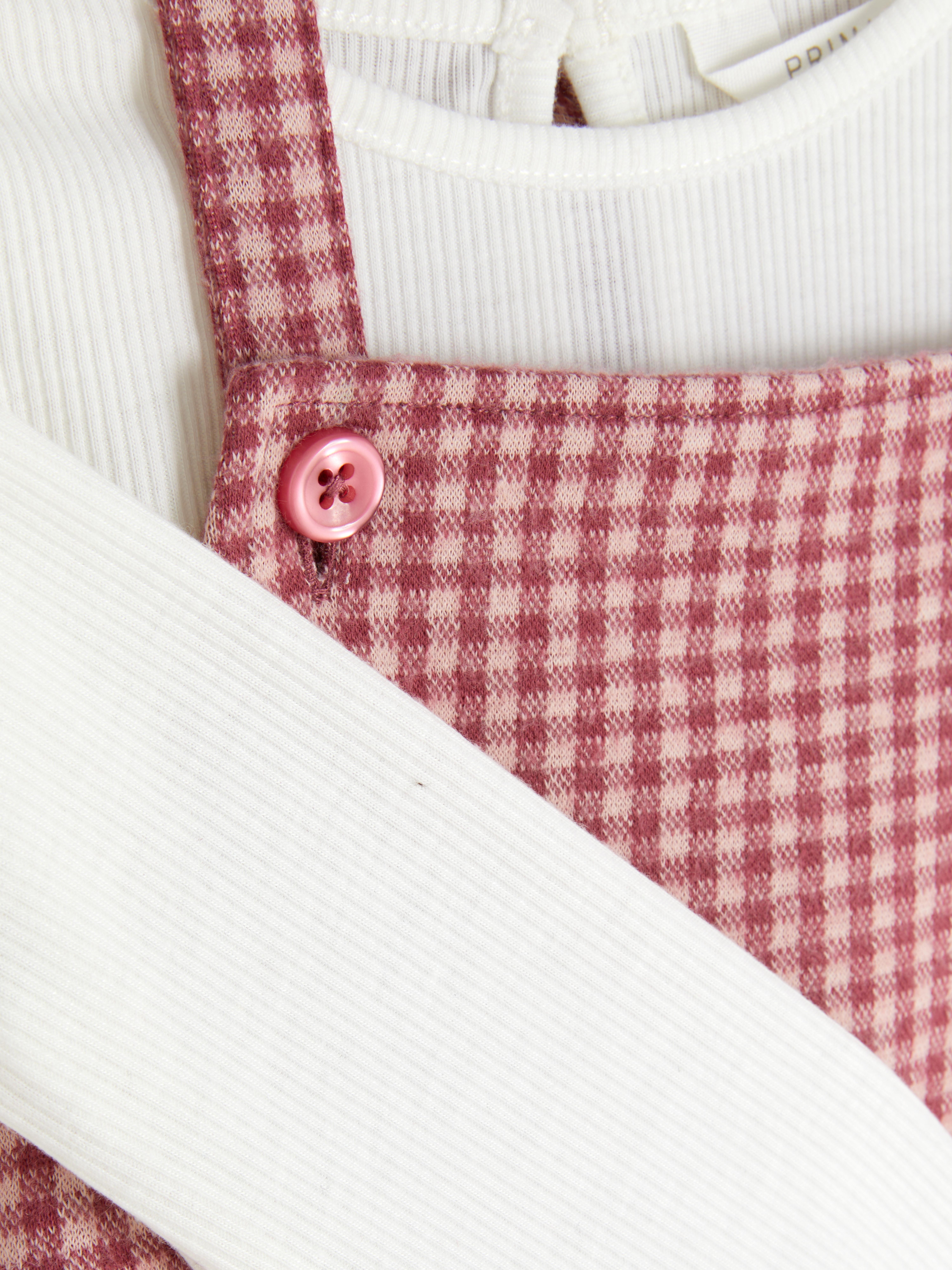 0-36 meses | Camiseta de manga larga y pichi