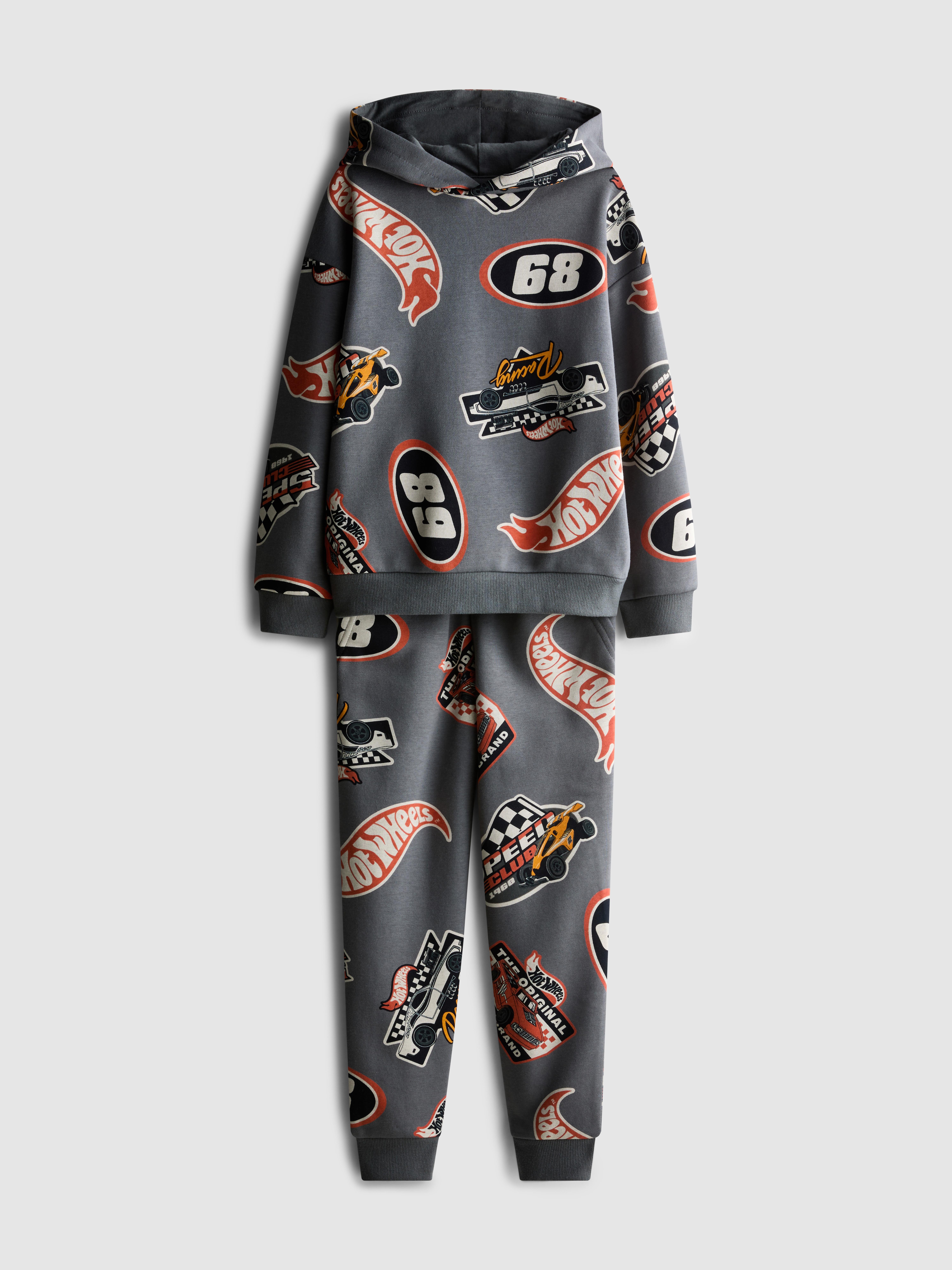 2–8 ans | Sweat à capuche et bas de jogging Hot Wheels