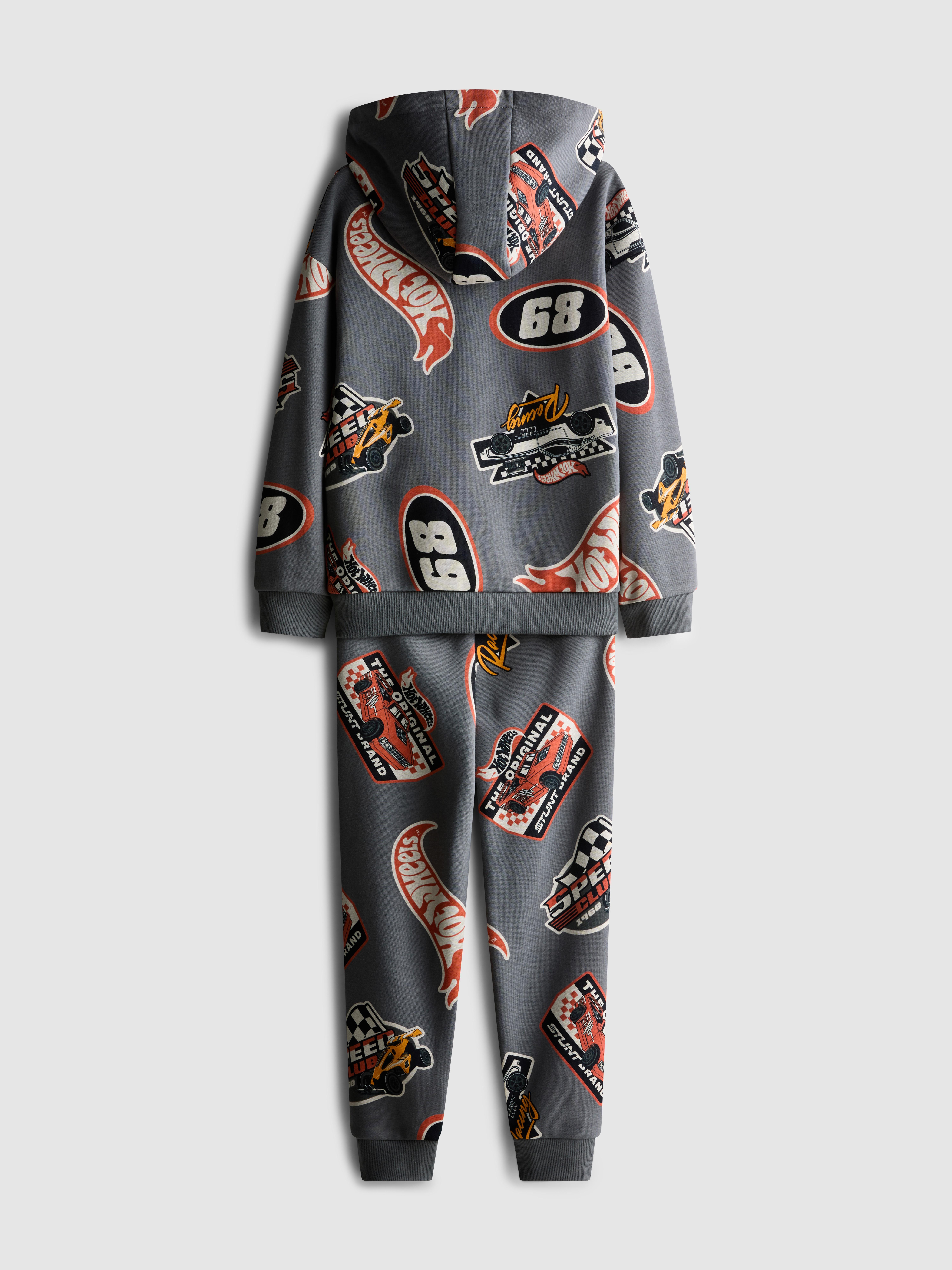 2–8 éves | Hot Wheels kapucnis pulóver szabadidőnadrággal