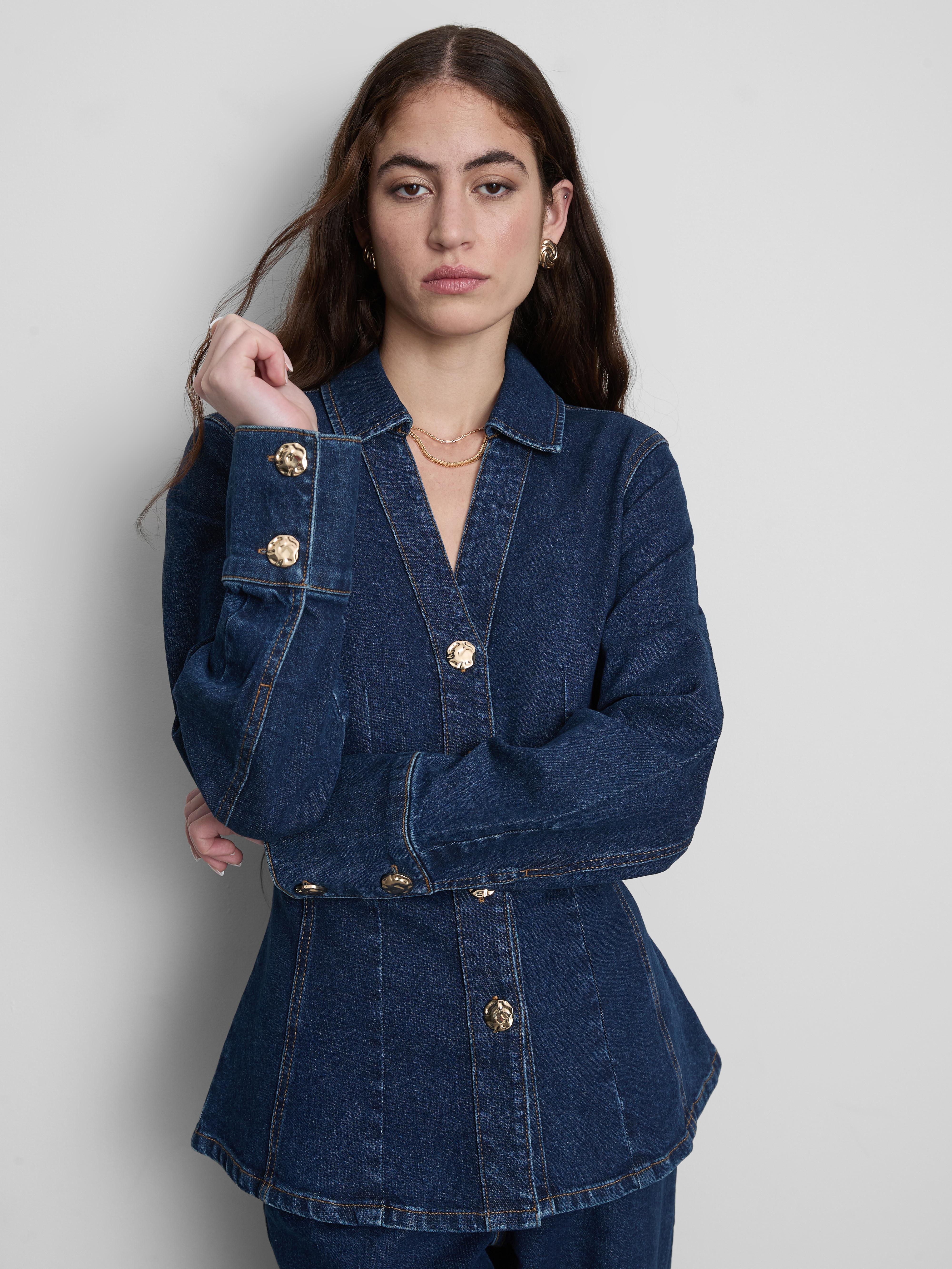 Camisa vaquera ajustada