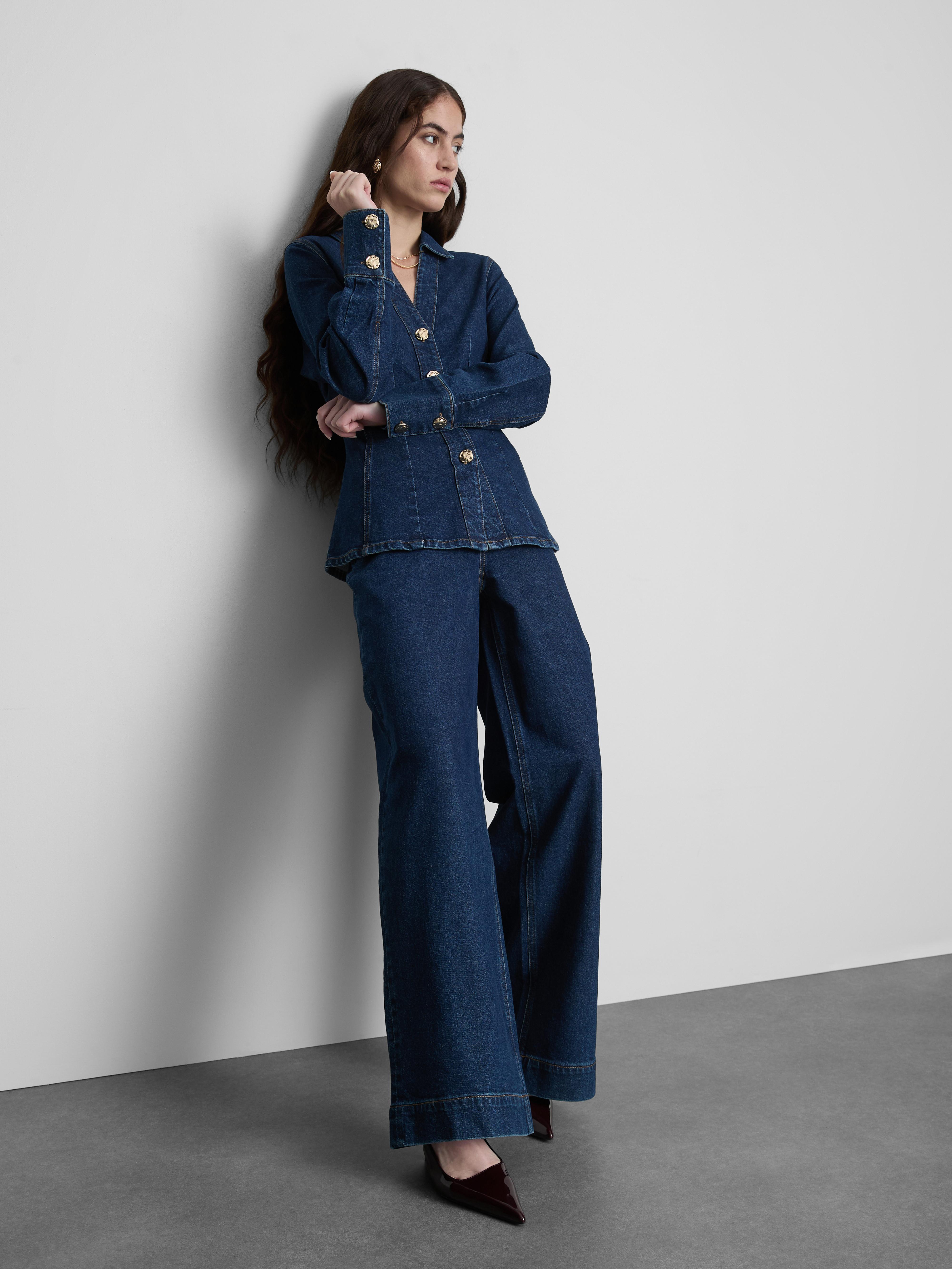 Camisa vaquera ajustada