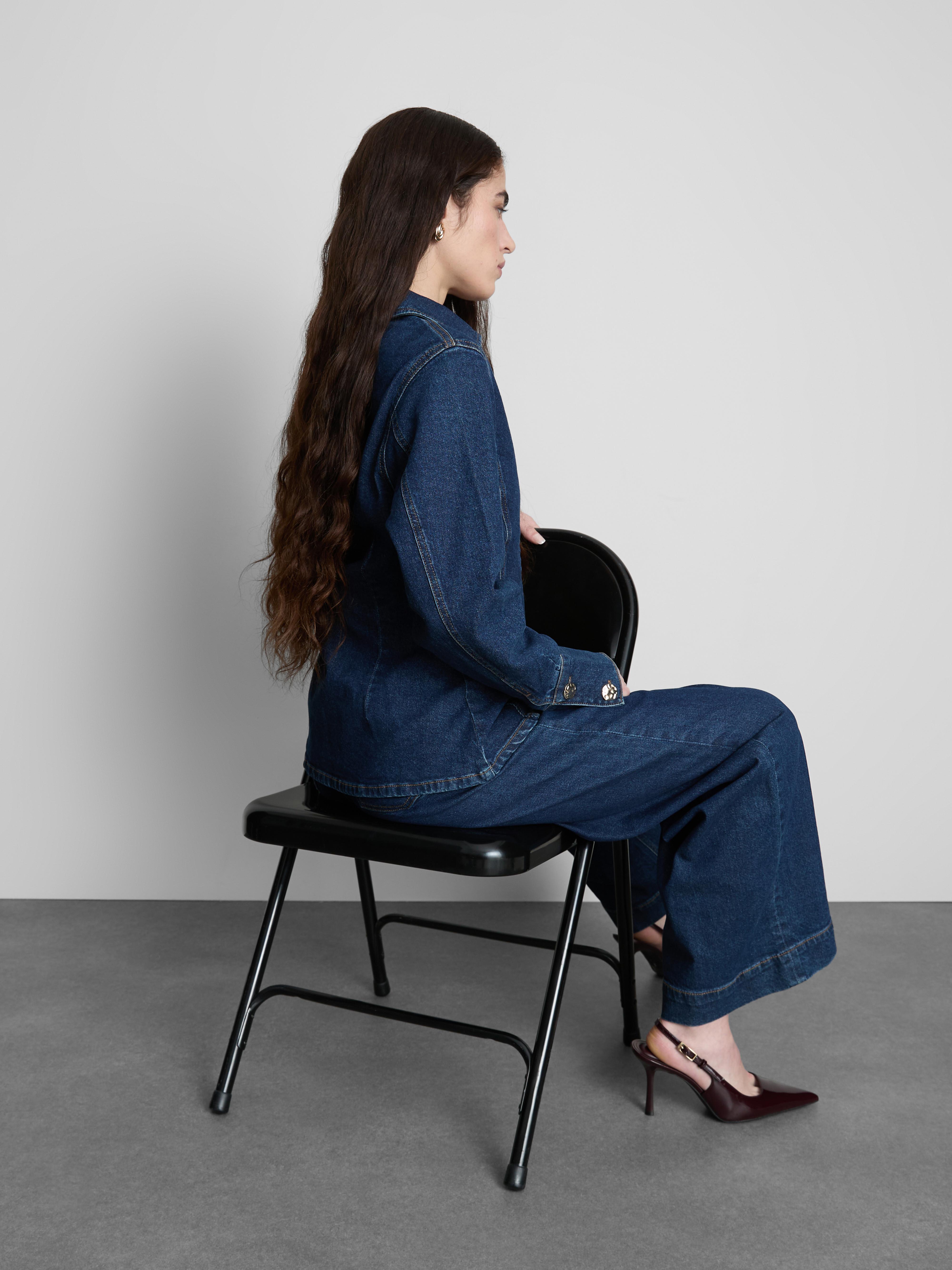 Camisa vaquera ajustada