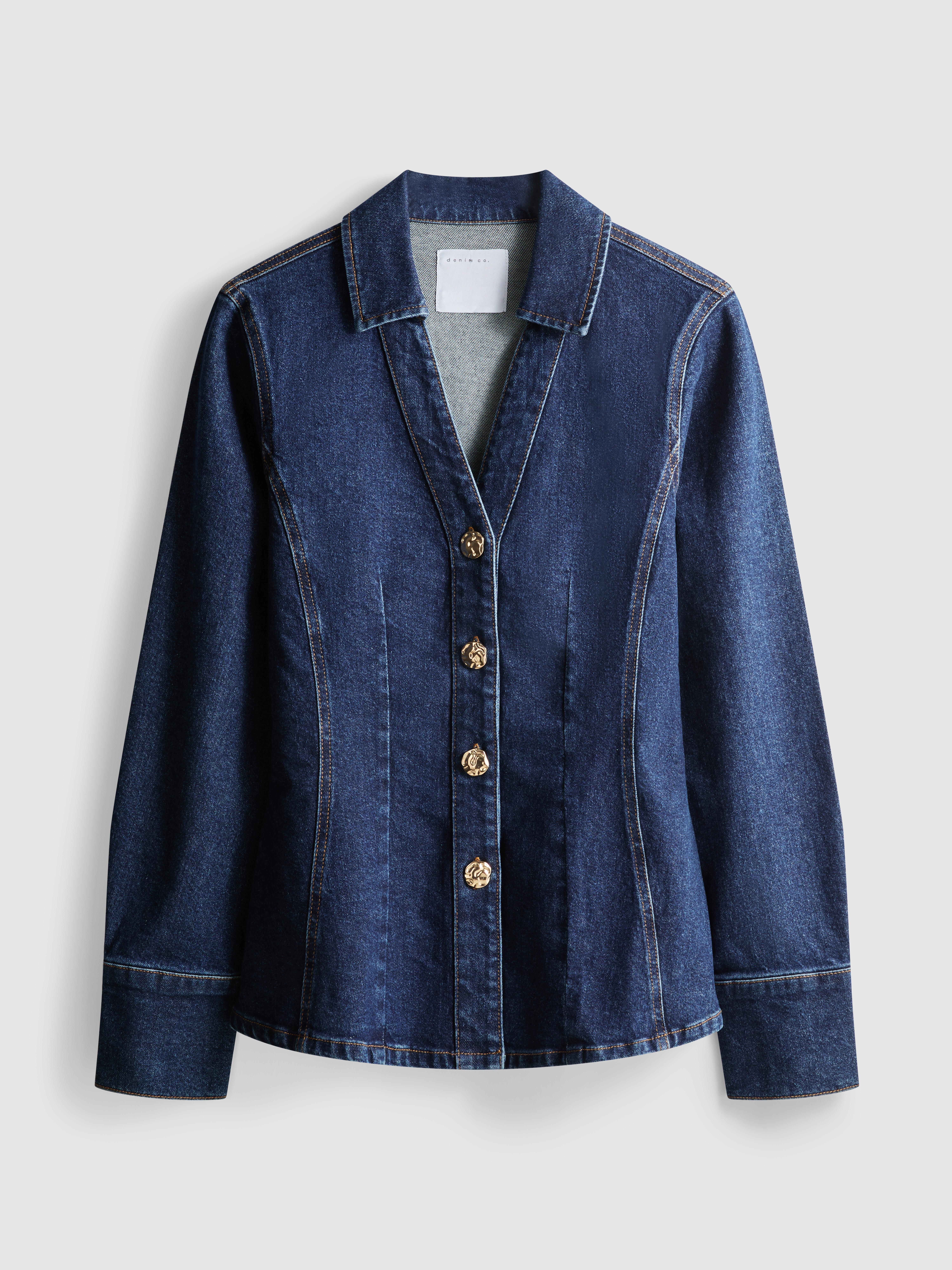 Camisa vaquera ajustada