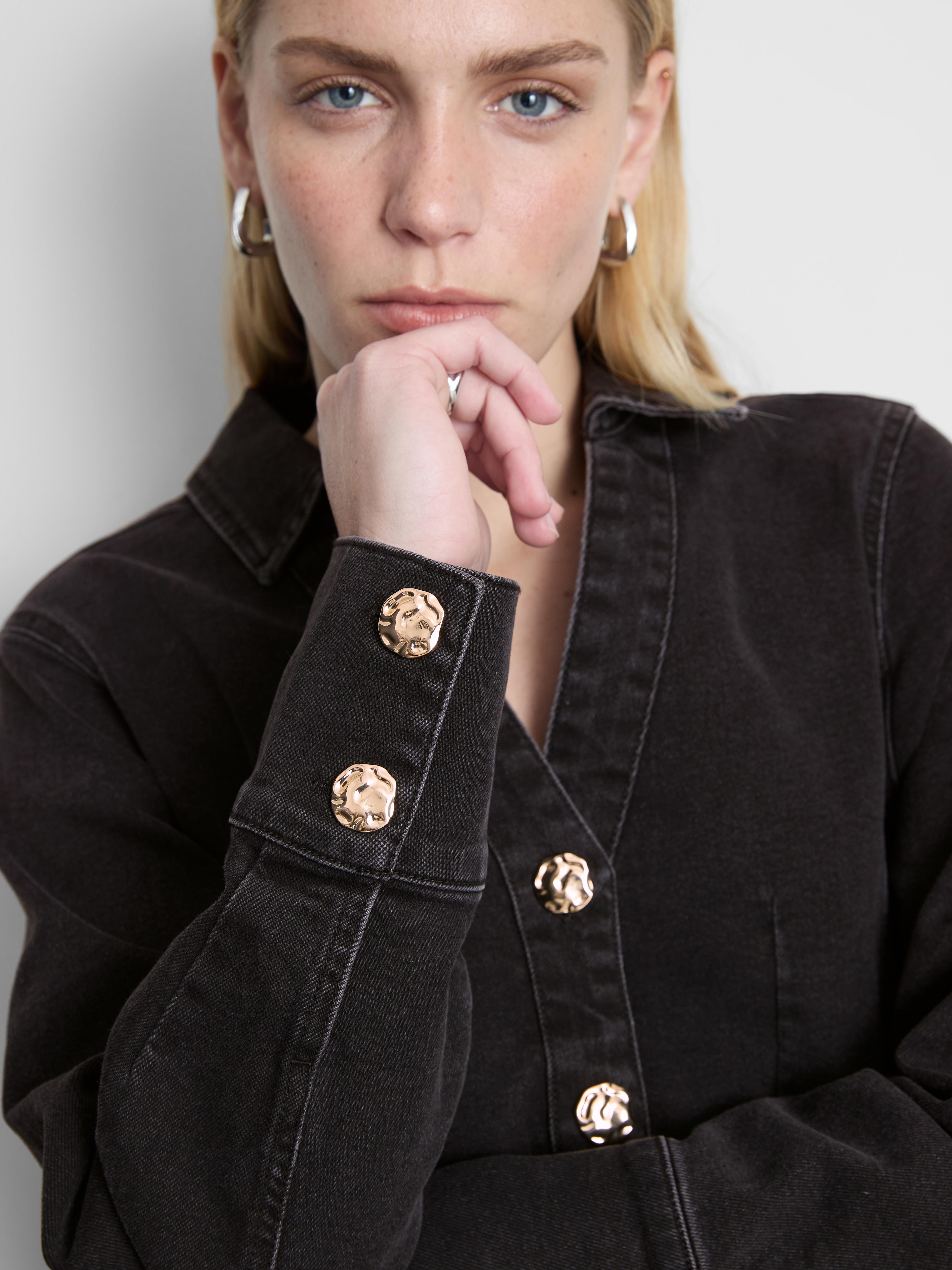 Chemise ajustée en denim