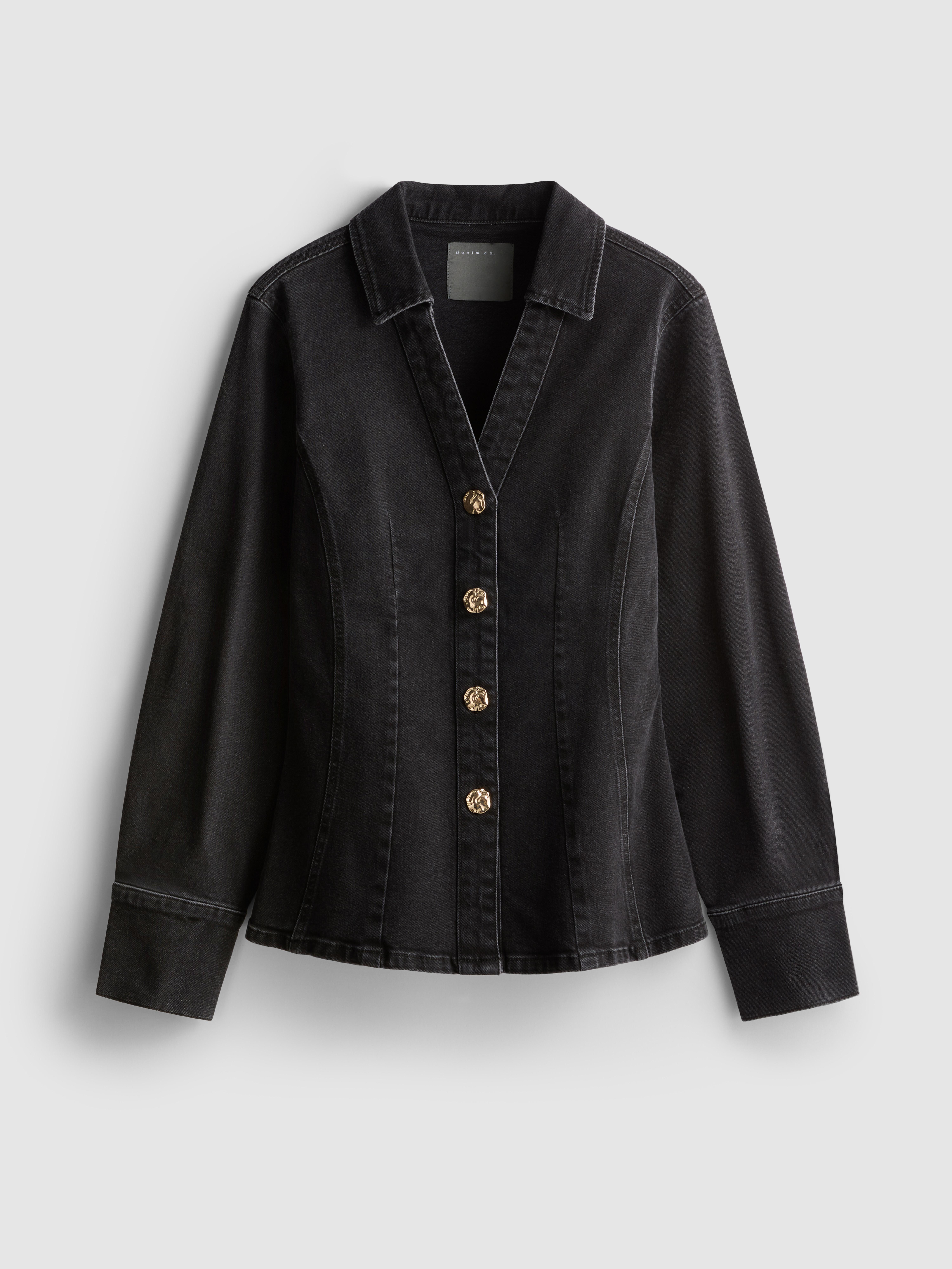 Chemise ajustée en denim