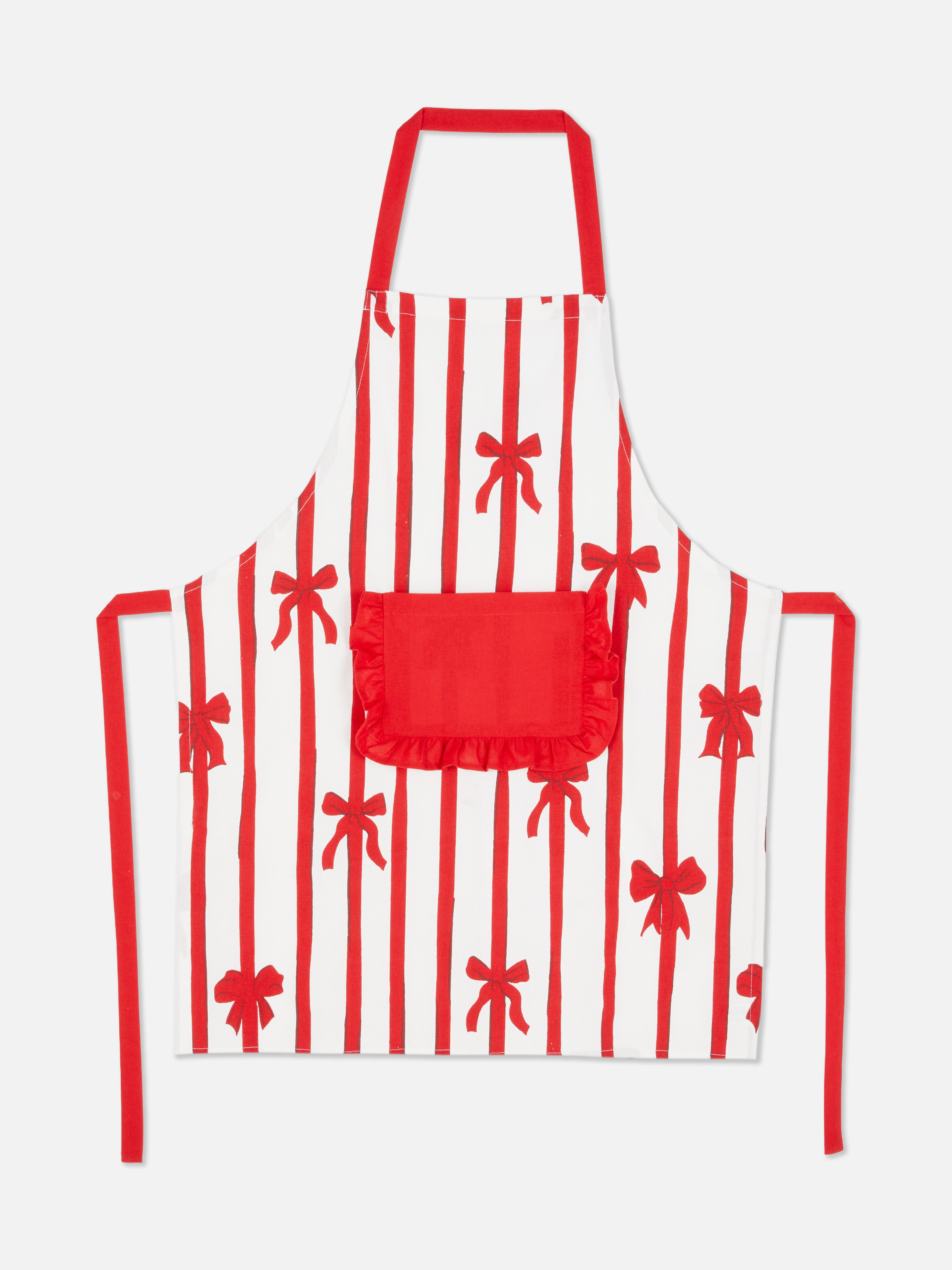 Christmas Bow Apron