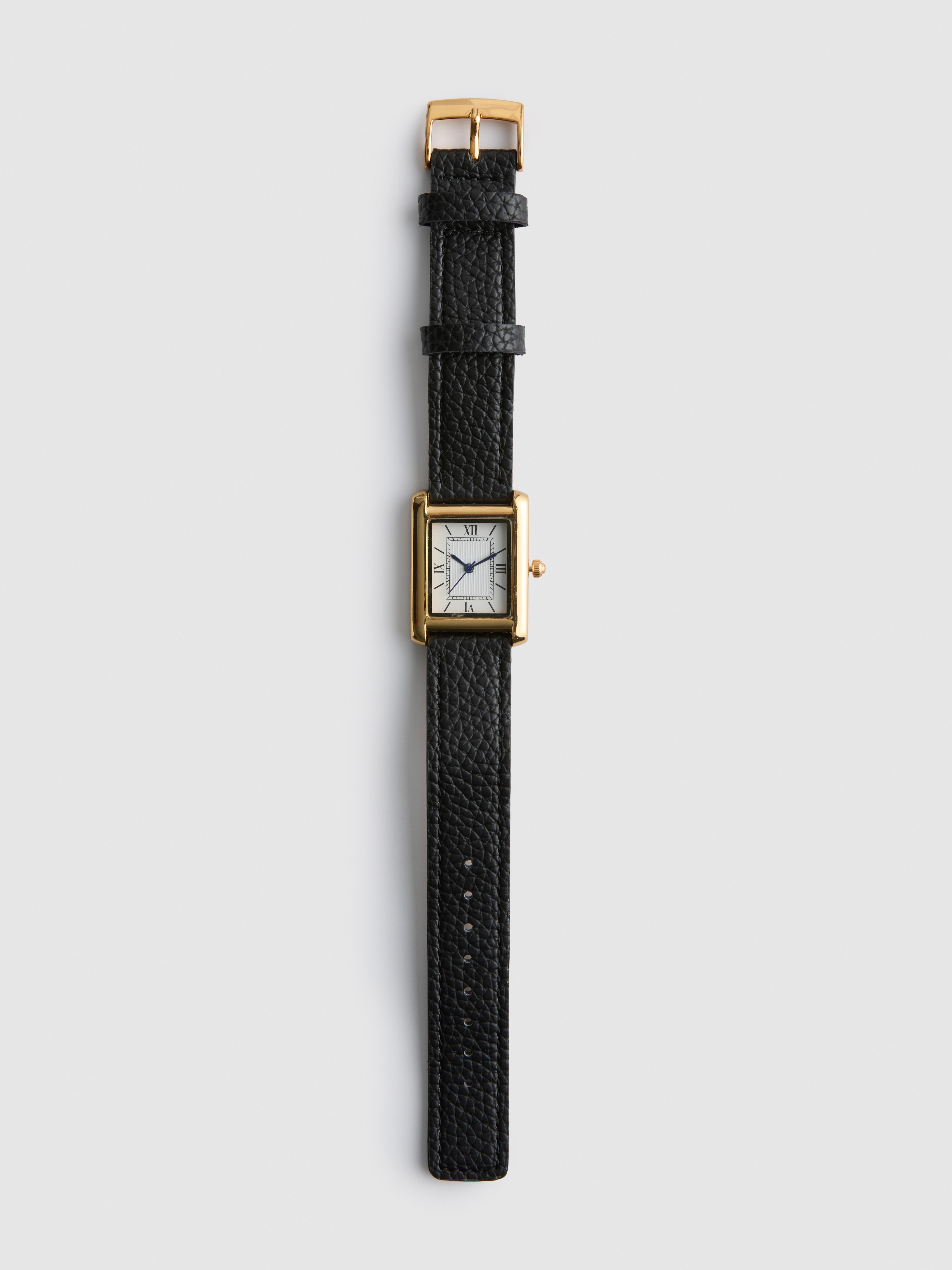 Rita Ora Rectangular Faux Leather Watch