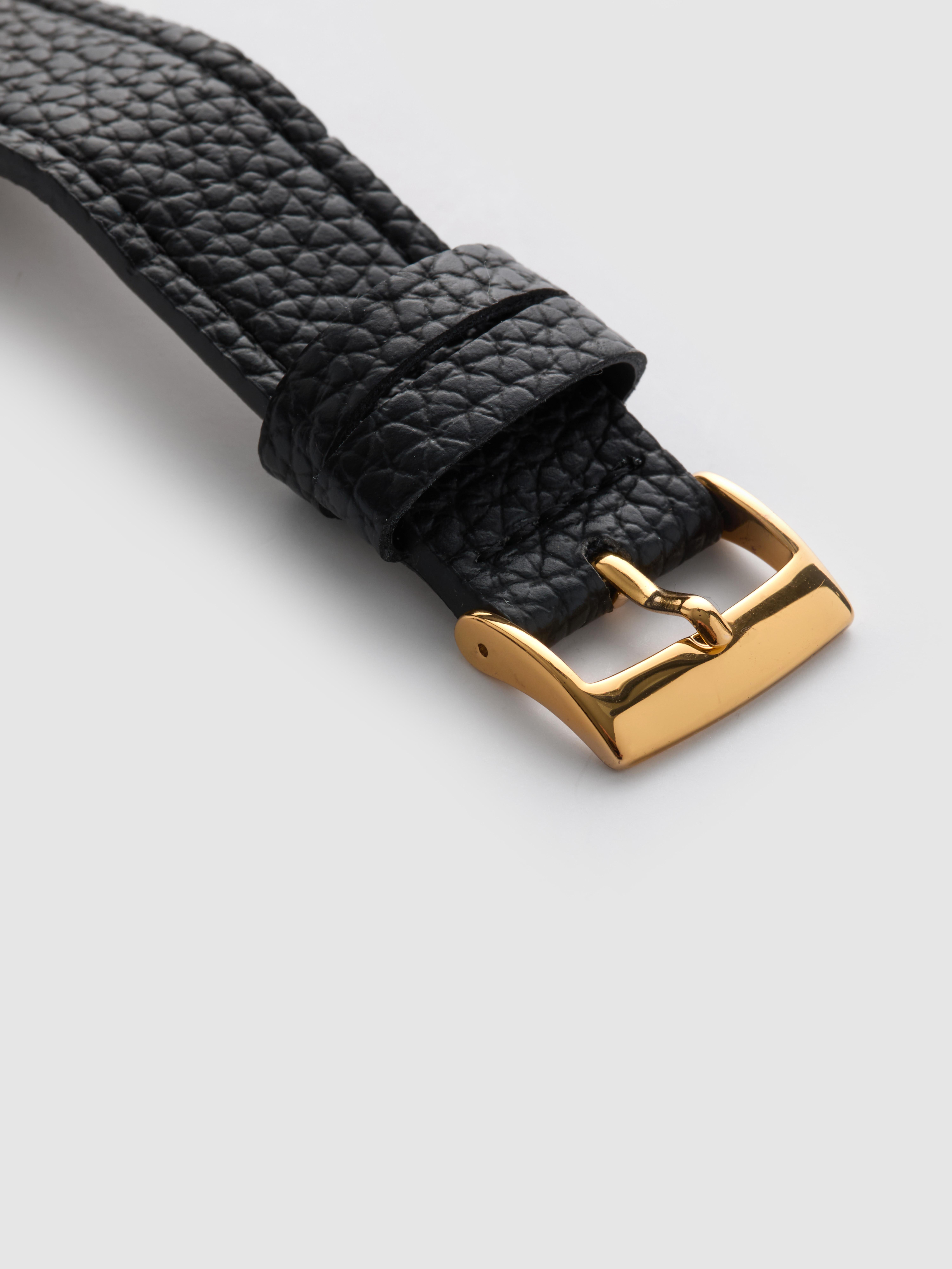 Rita Ora Rectangular Faux Leather Watch