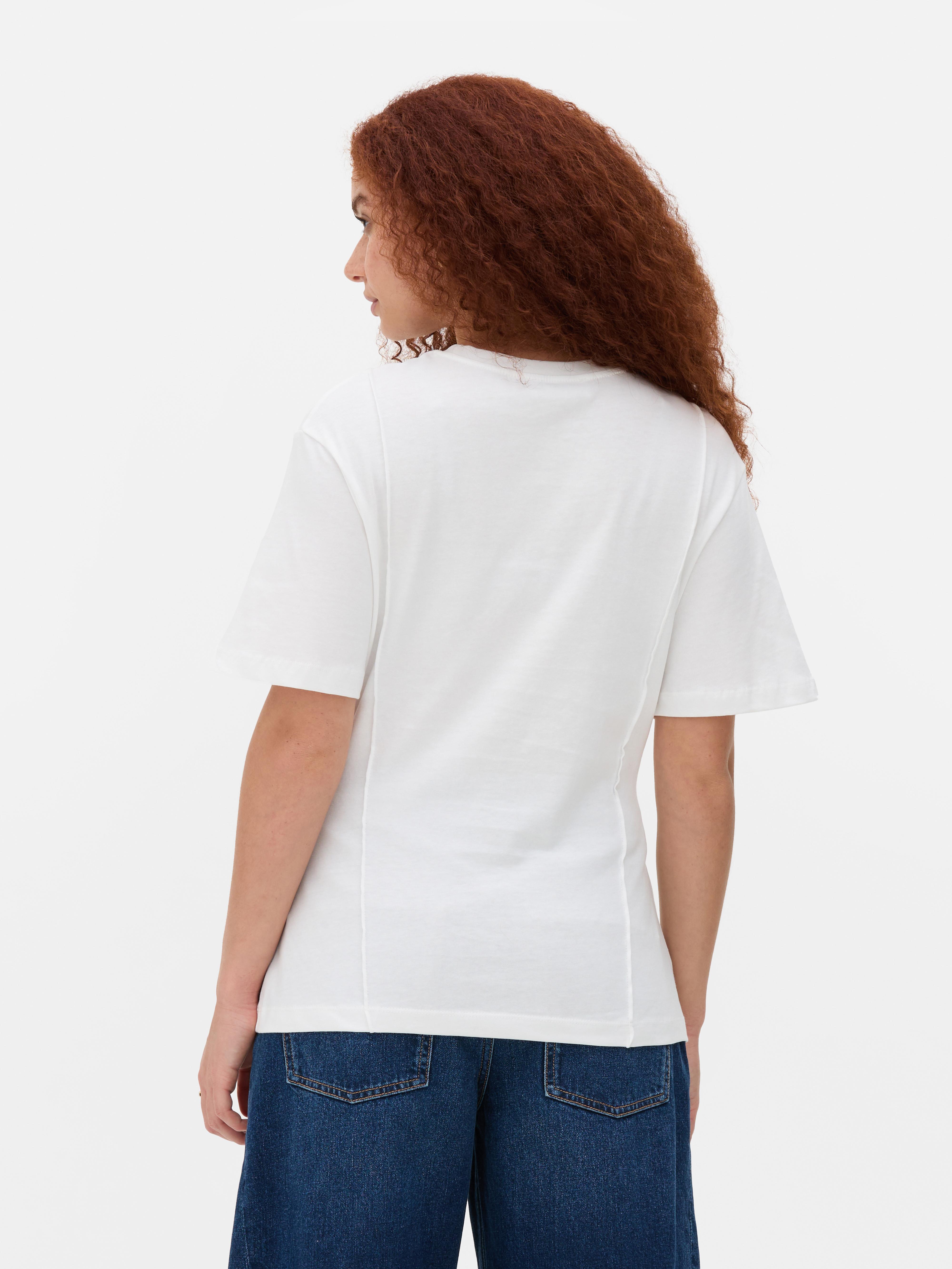 Structured Seam Detail Tee