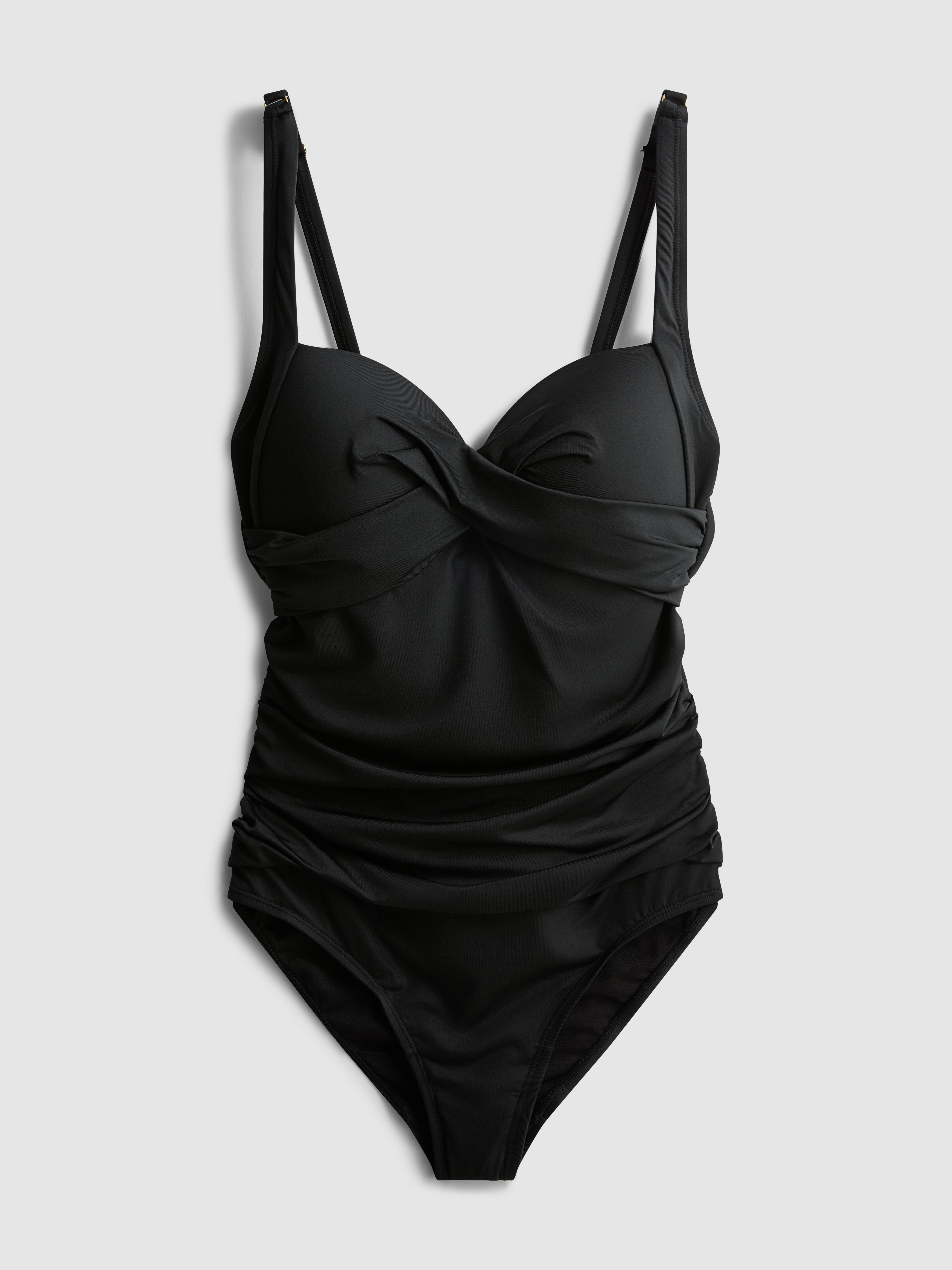 Drape Moulded Control Swimsuit