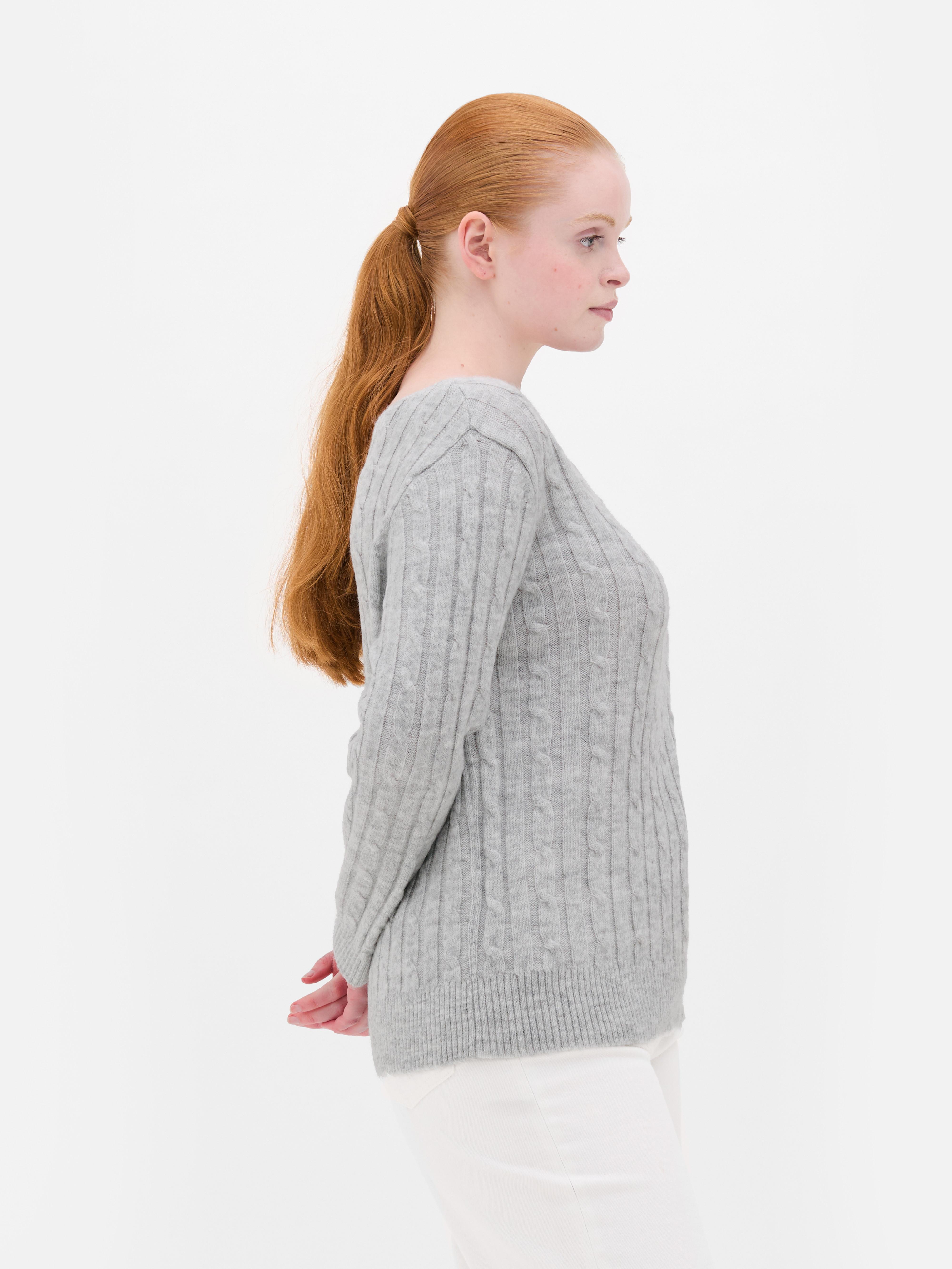 Cable Off The Shoulder Jumper