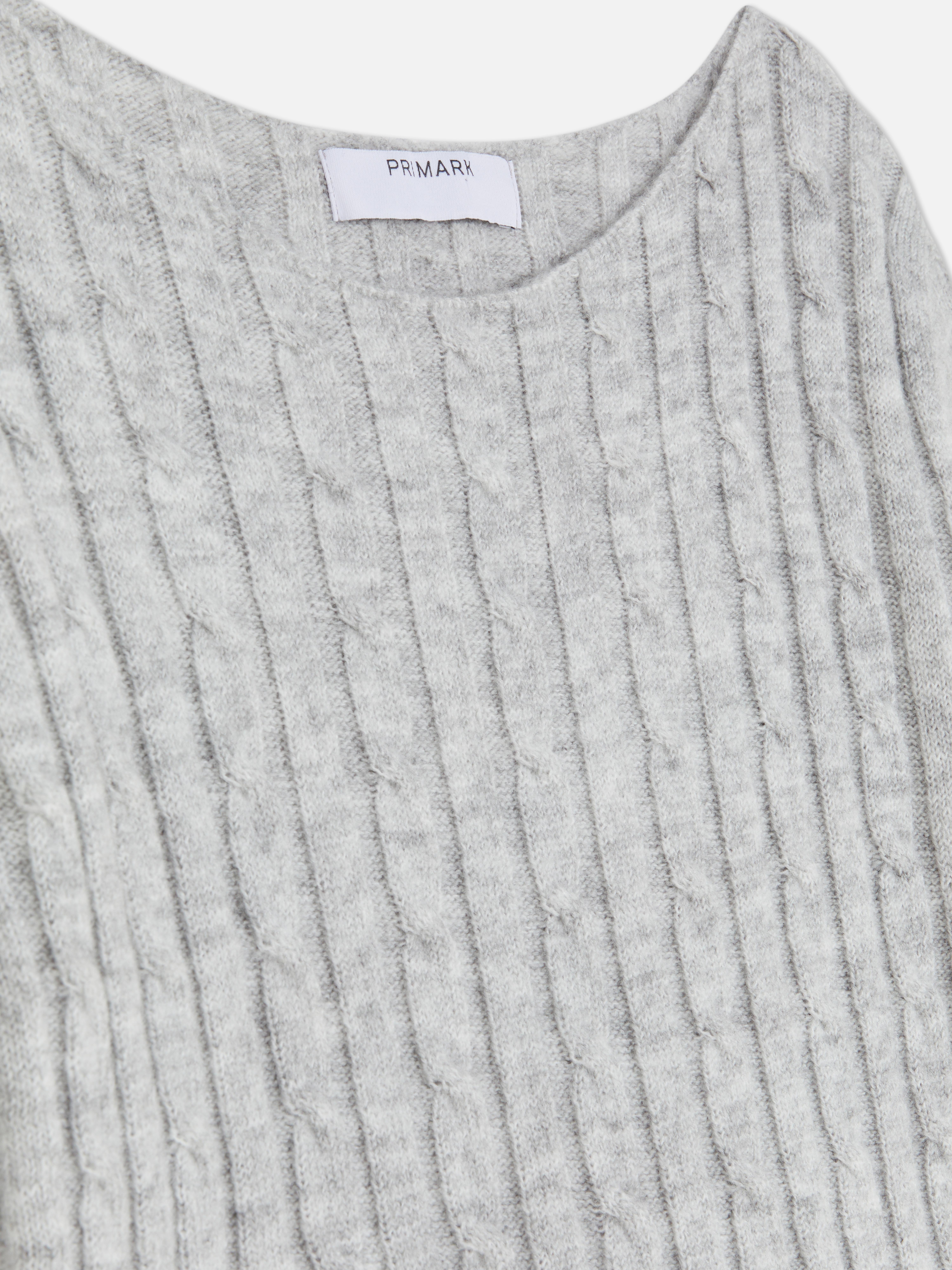 Cable Off The Shoulder Jumper