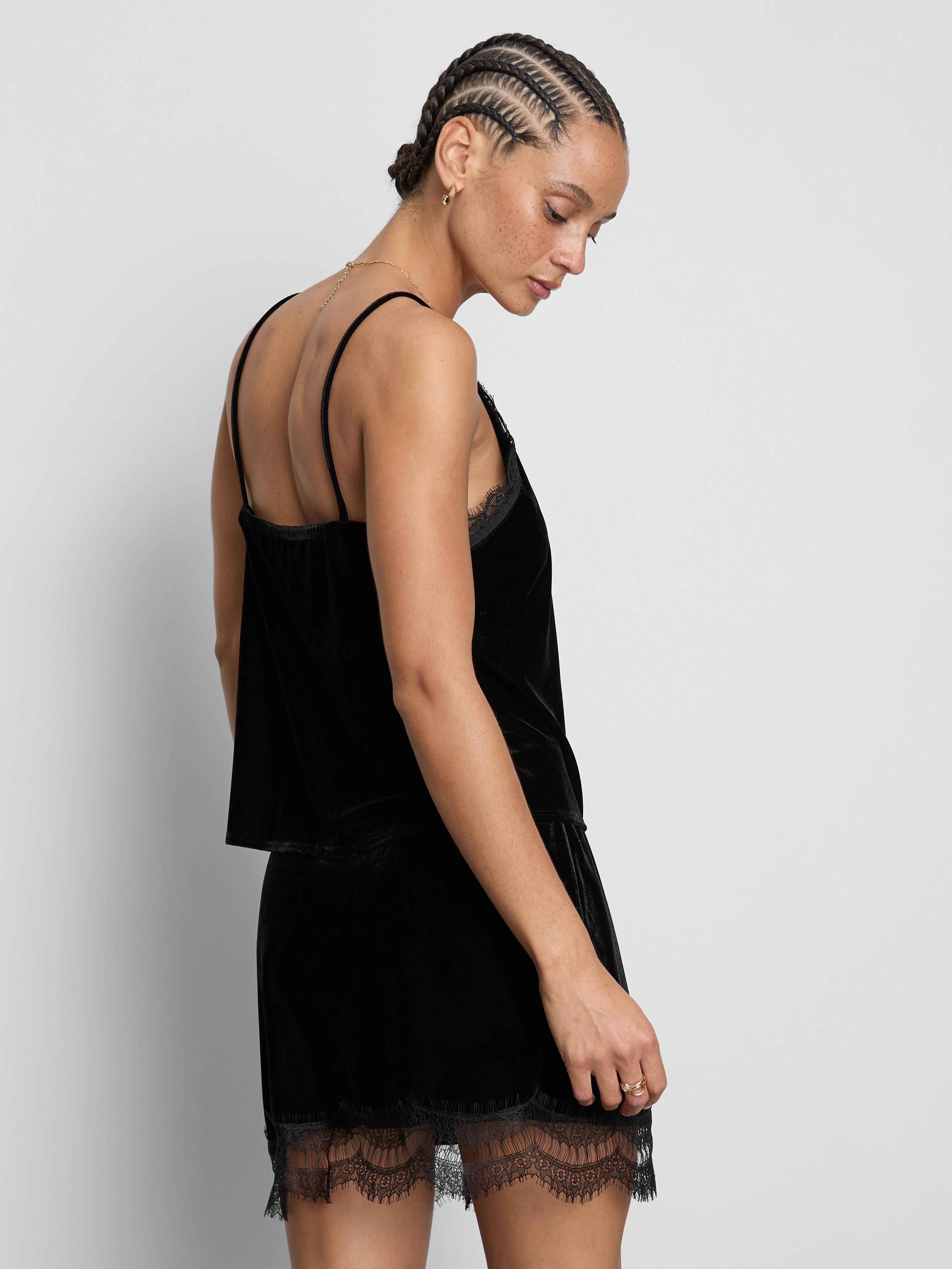 Velvet Lace Cami Top
