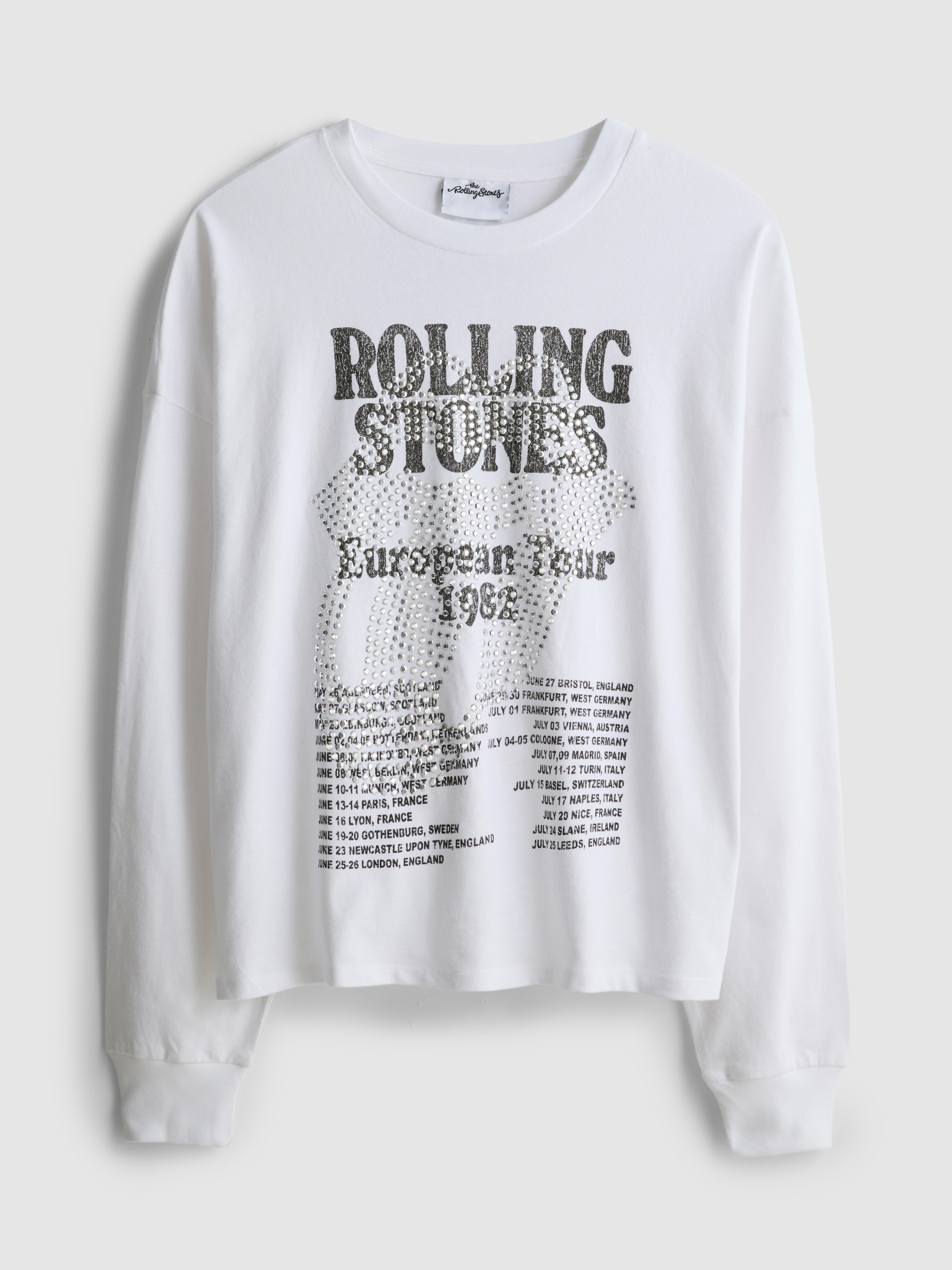 T-shirt Noir The Rolling Stones 2022 - Homme Taille L - Bravado (Très Bon état)