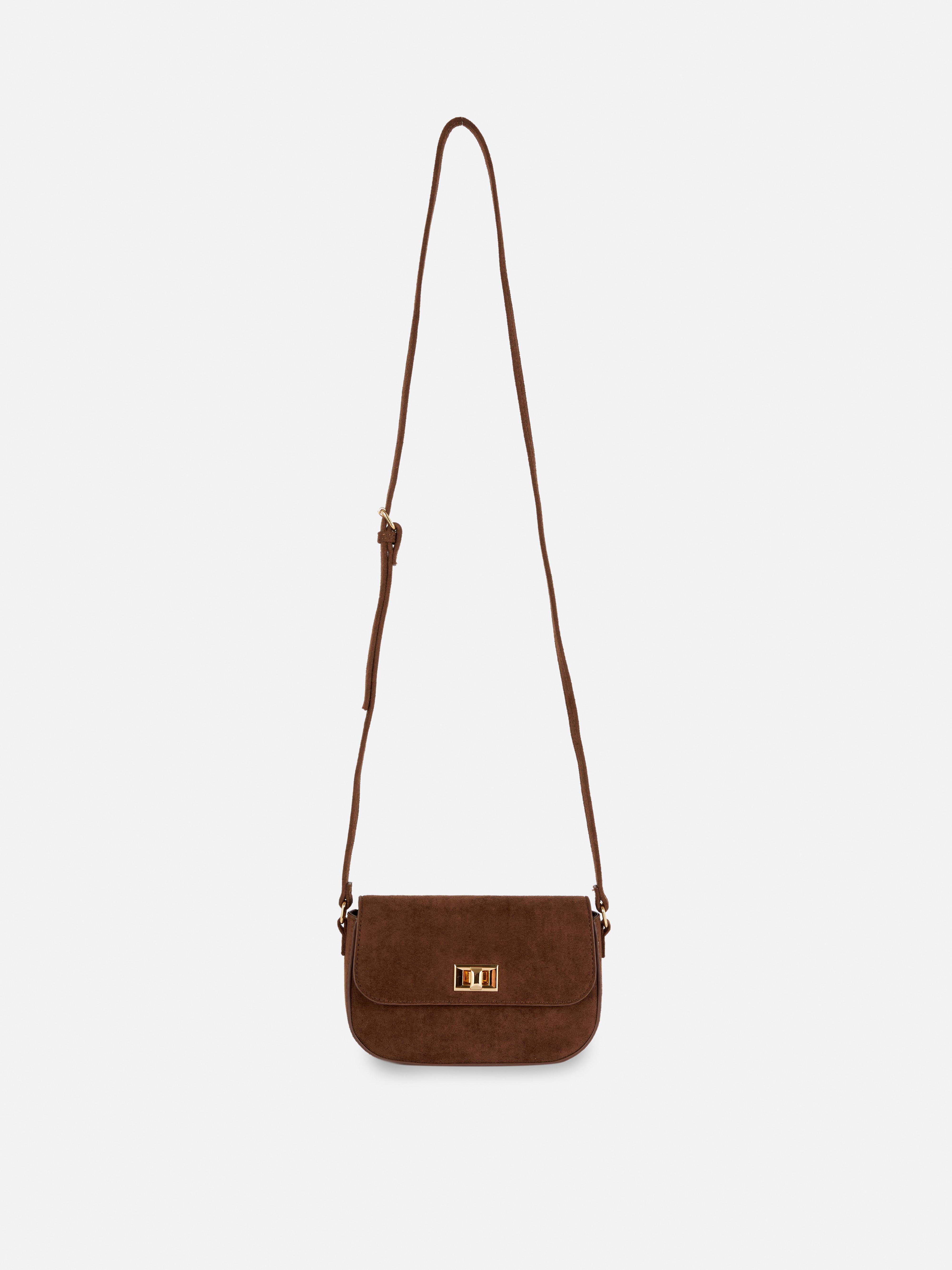 MAJOR FIND | Faux Suede Mini Crossbody Bag