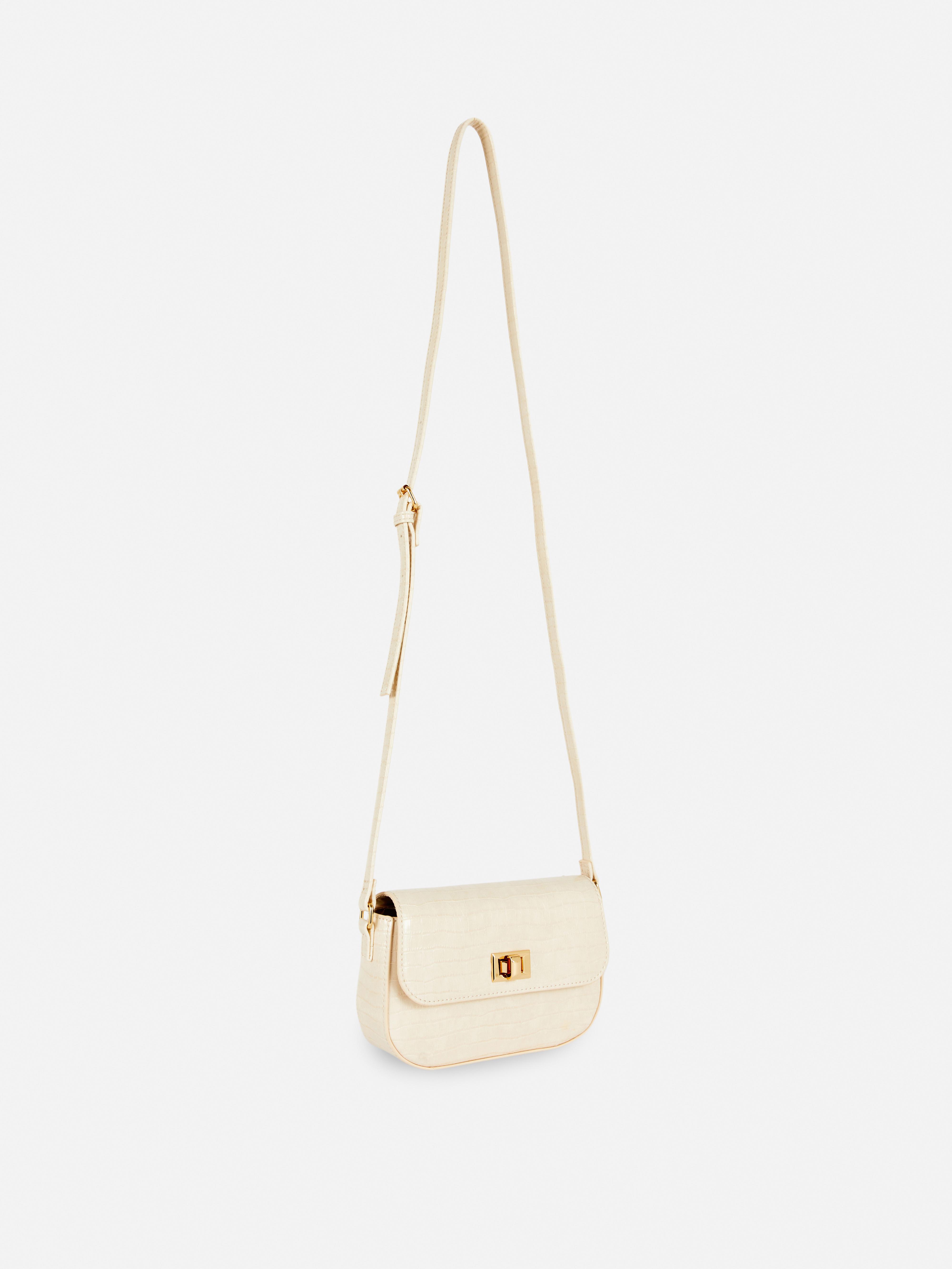 MAJOR FIND | Faux Croc Mini Crossbody Bag