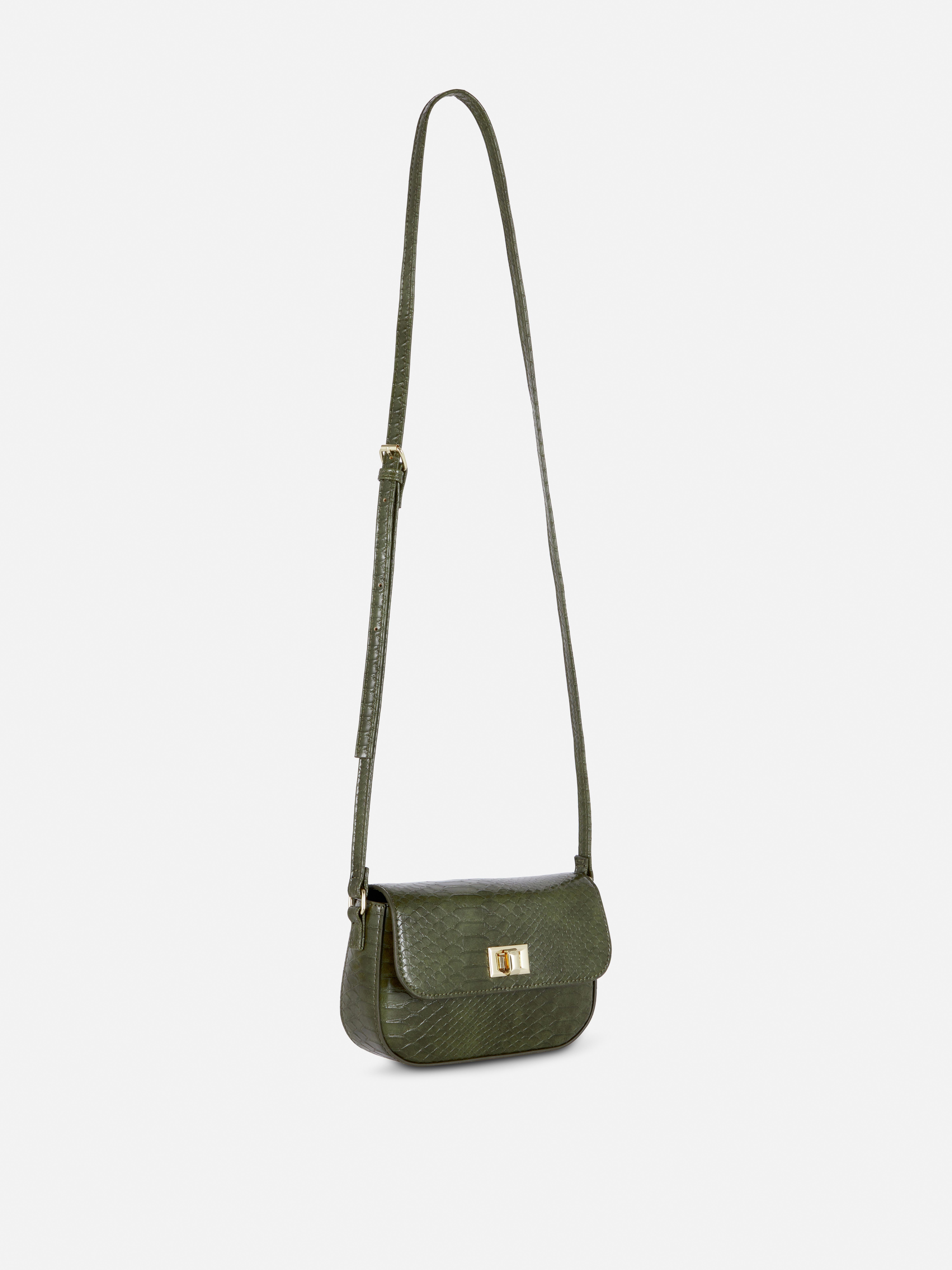 MAJOR FIND | Faux Croc Mini Crossbody Bag