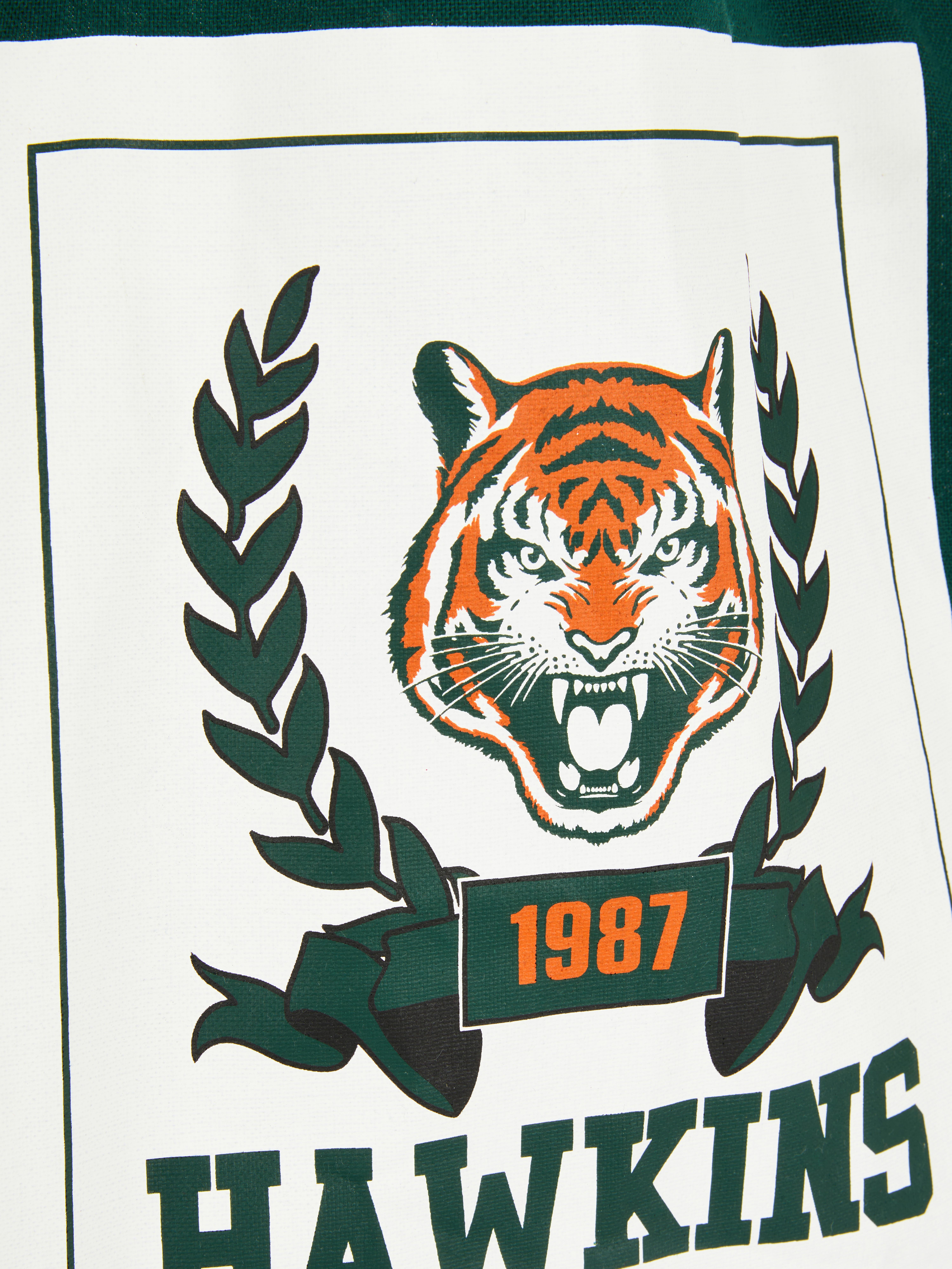Canvas tas Stranger Things Hawkins Tigers