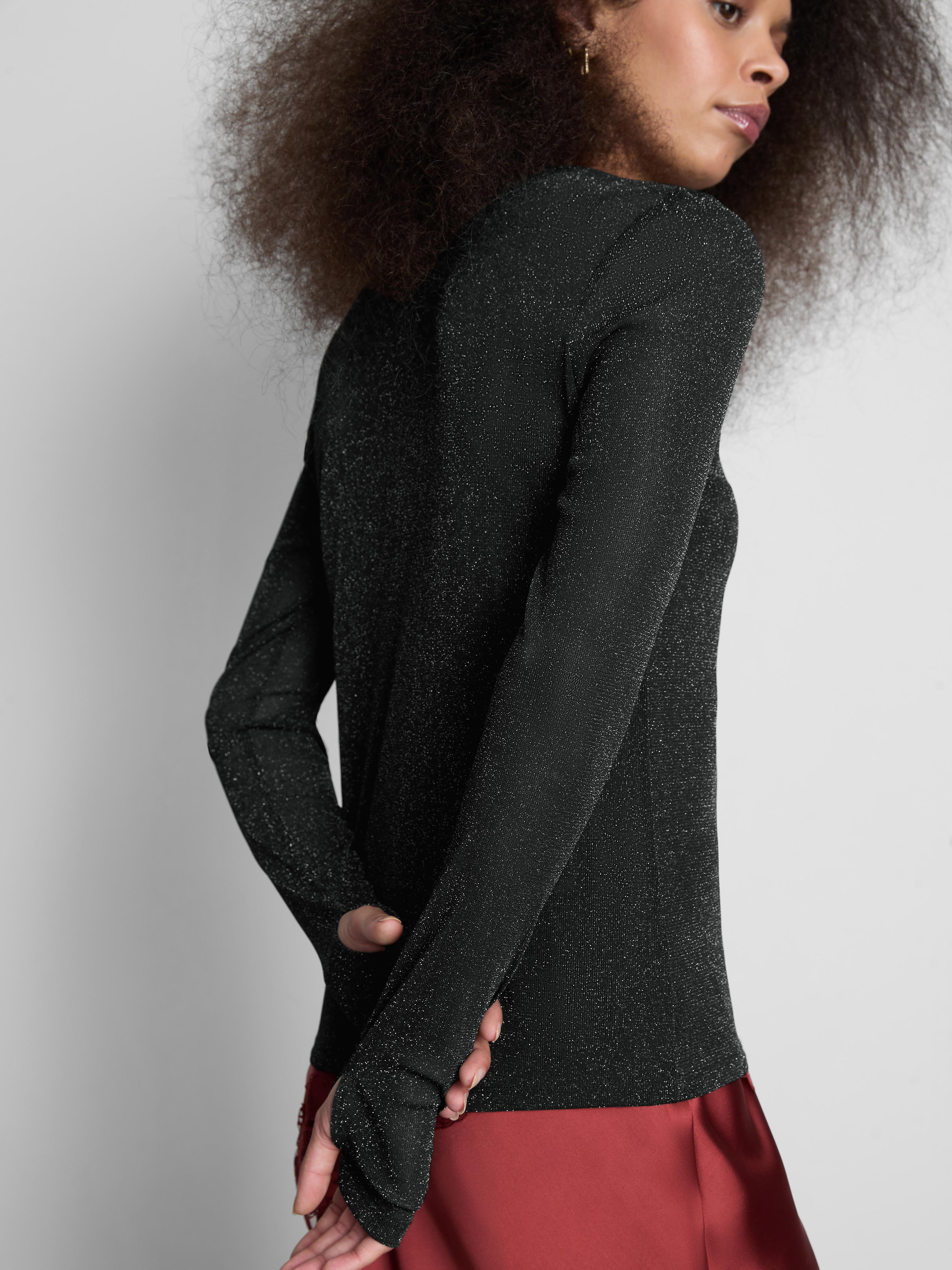 Sparkly Long Sleeve Top