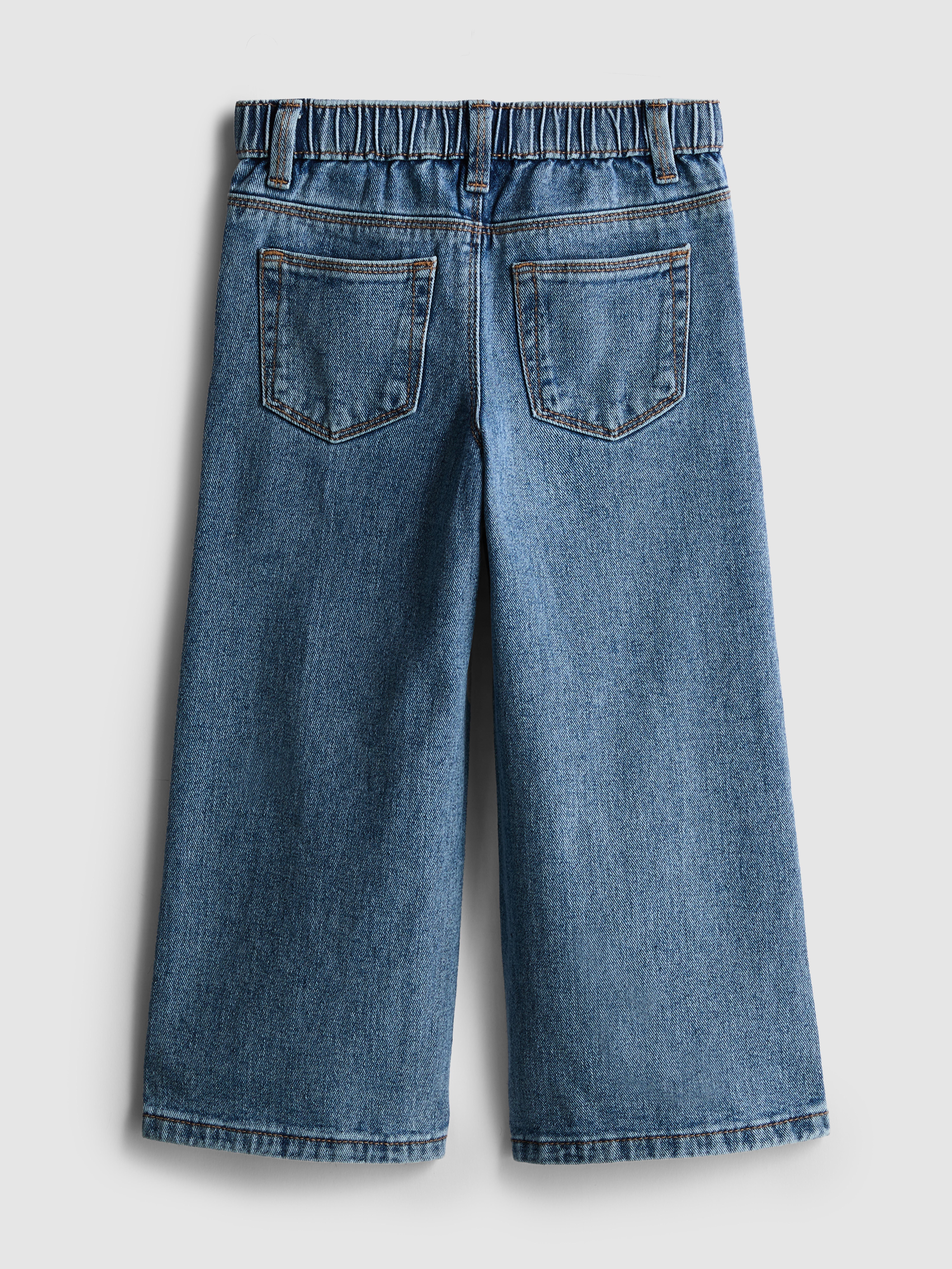 1.5-8yrs | Paisley Laser Print Wide Leg Jeans