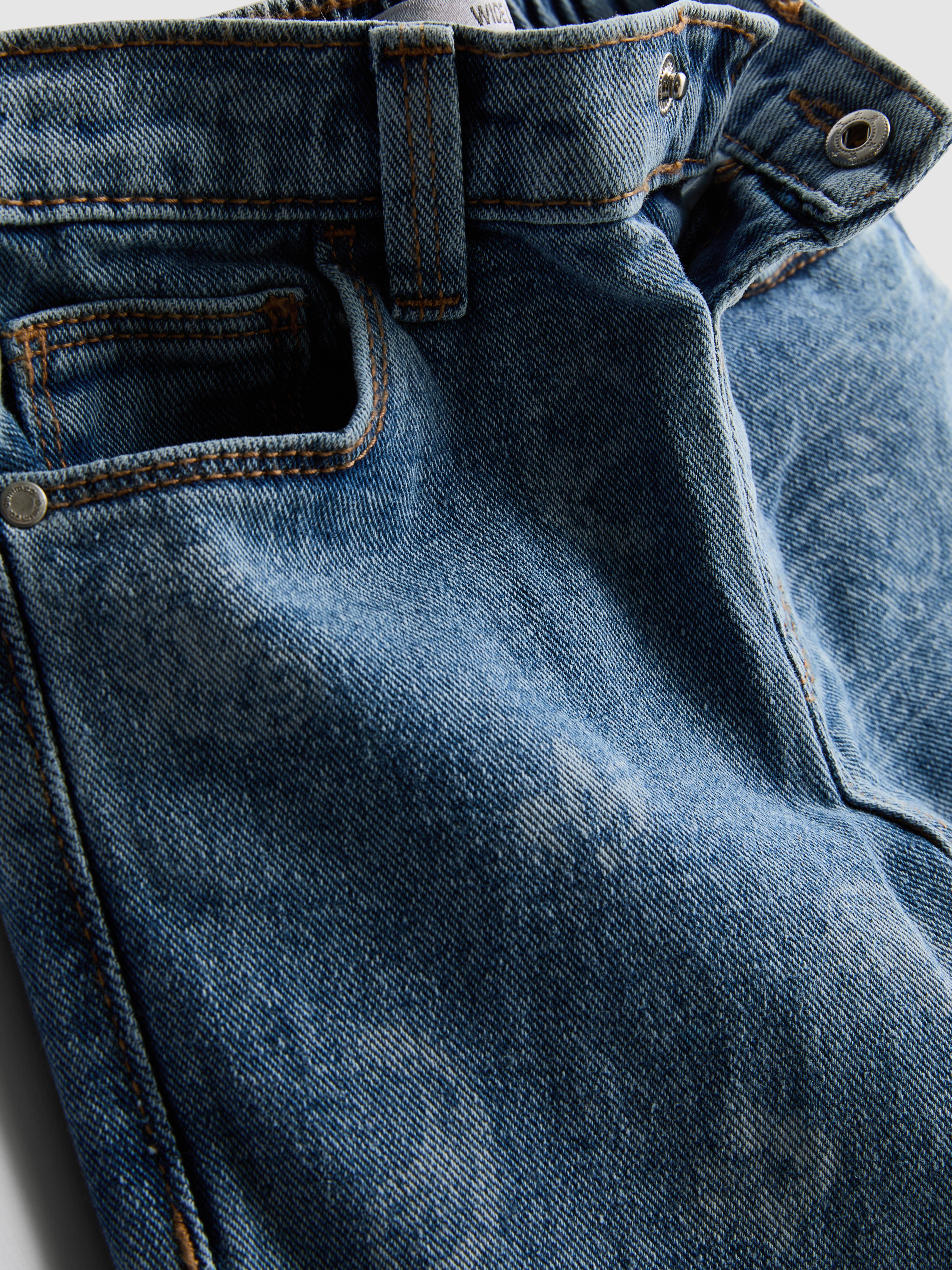 1.5-8yrs | Paisley Laser Print Wide Leg Jeans