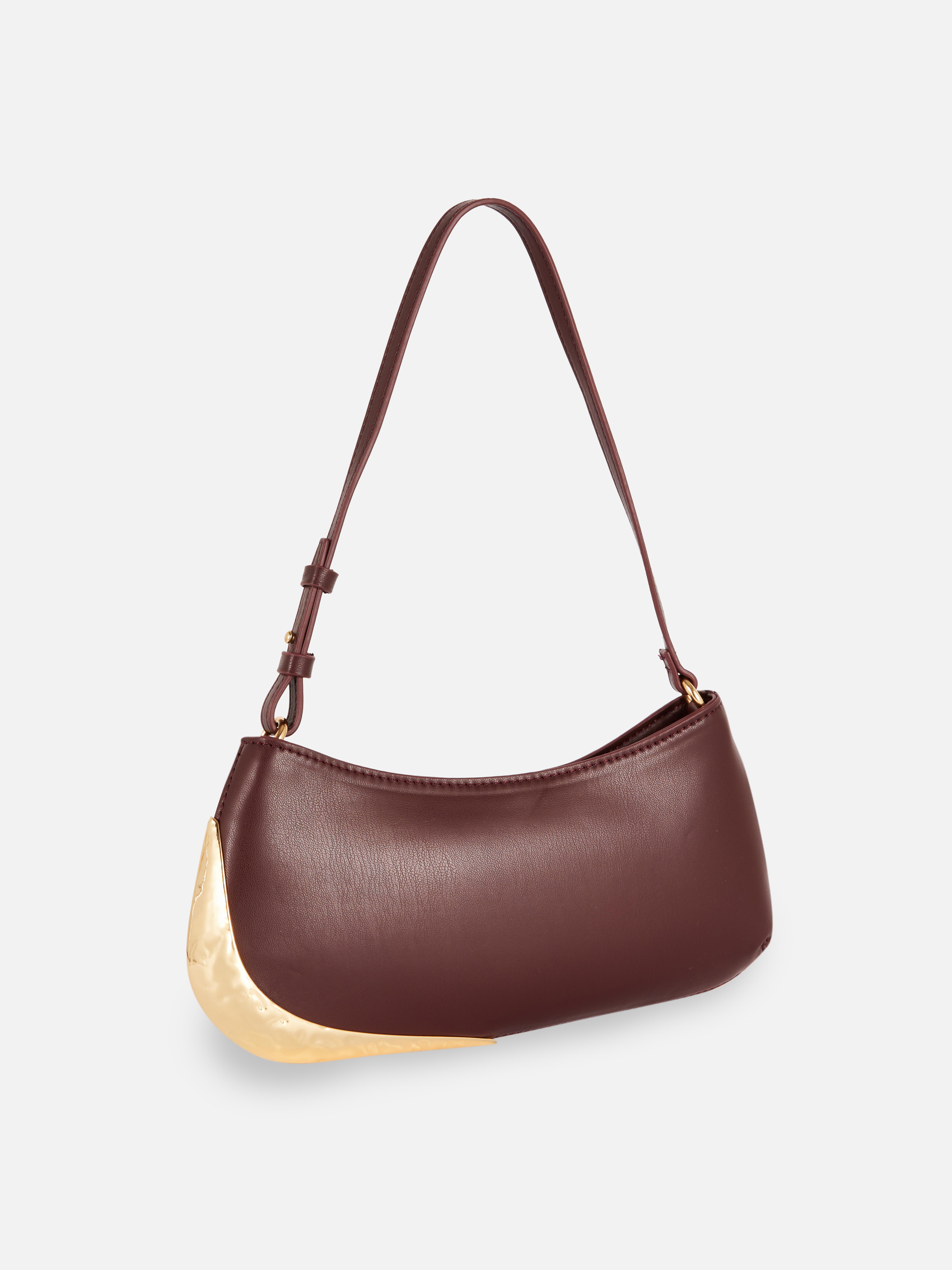 Metal Corner Shoulder Bag
