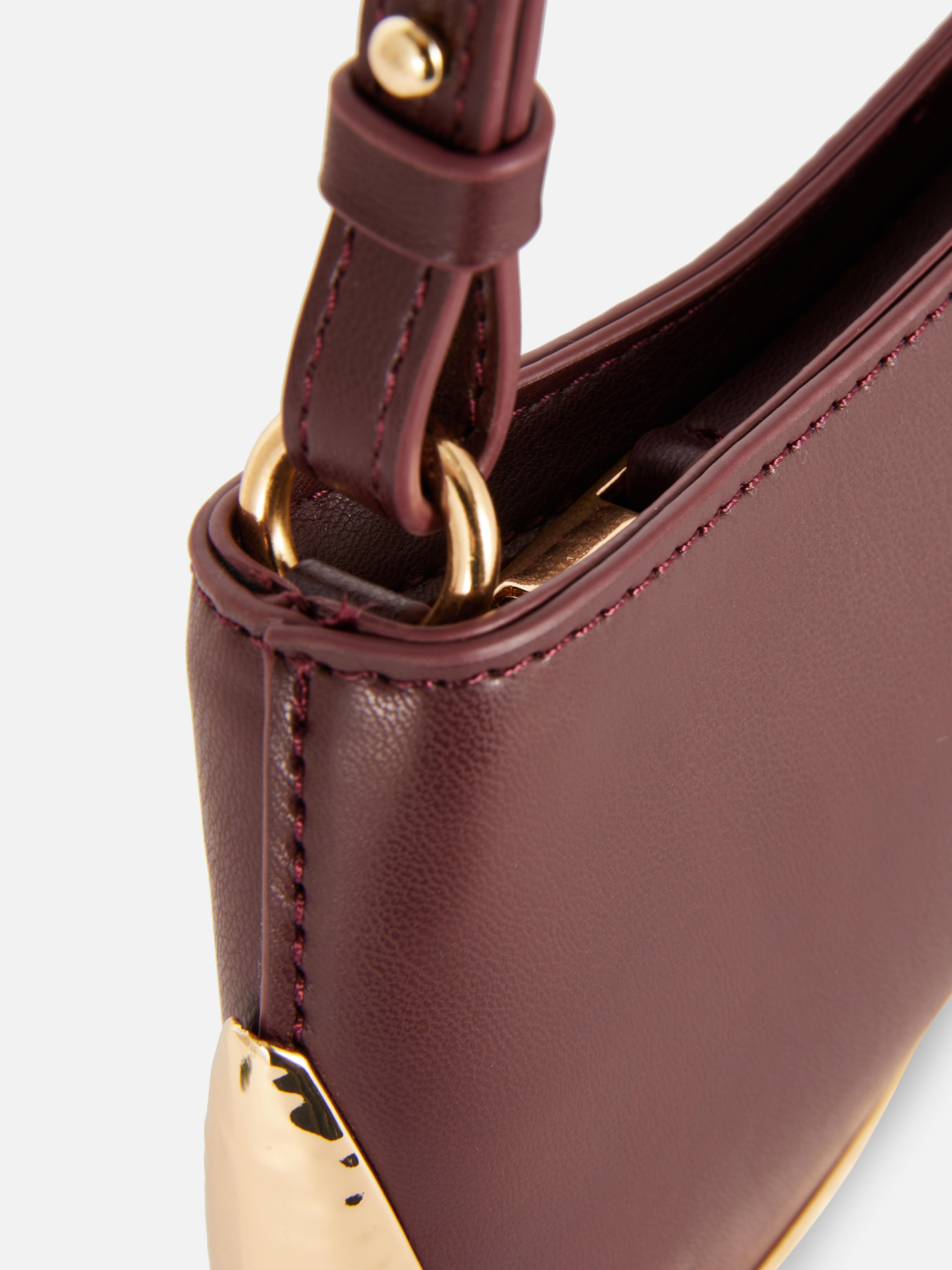 Metal Corner Shoulder Bag