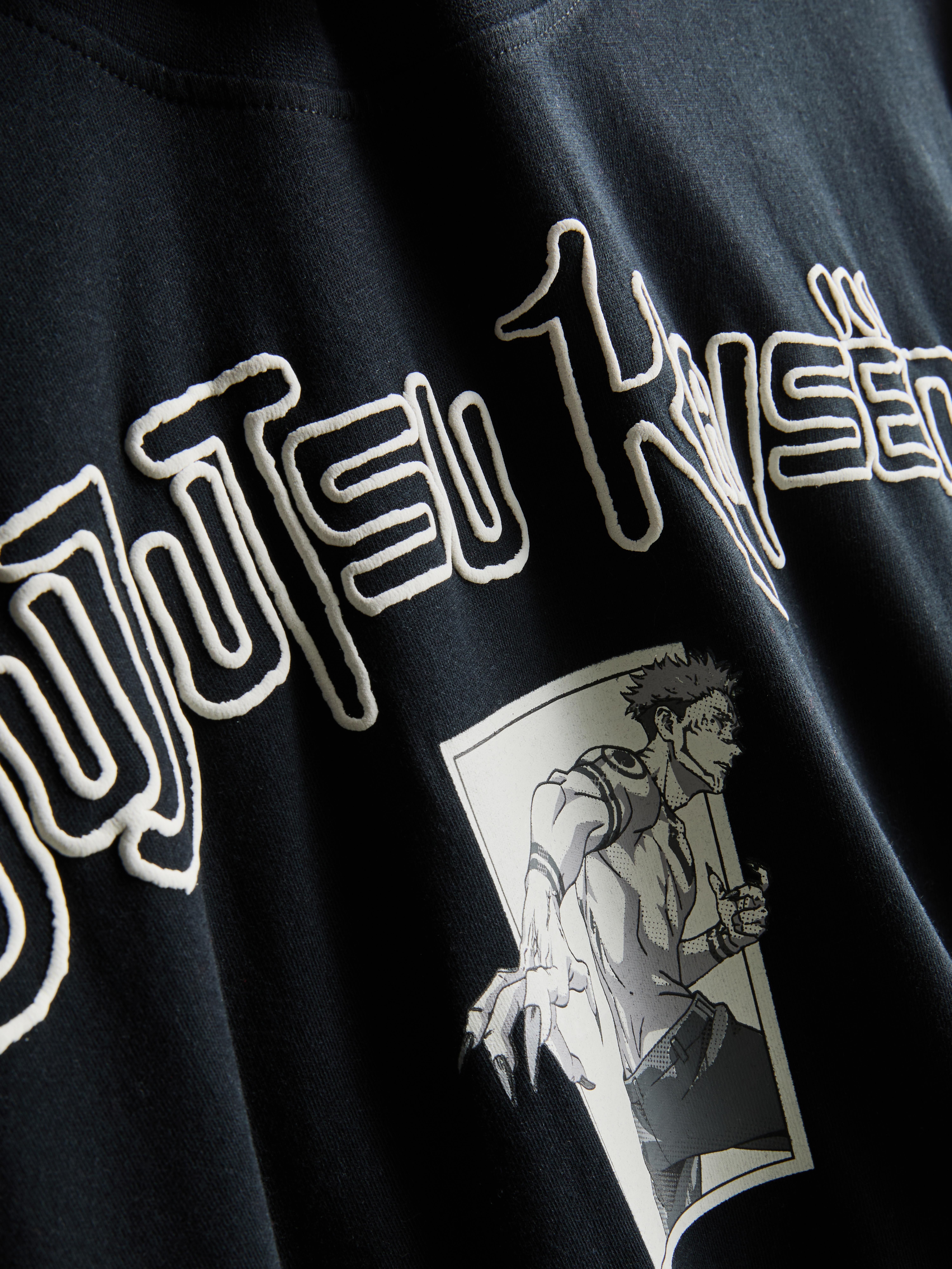 Men's Black Jujutsu Kaisen Graphic T-Shirt