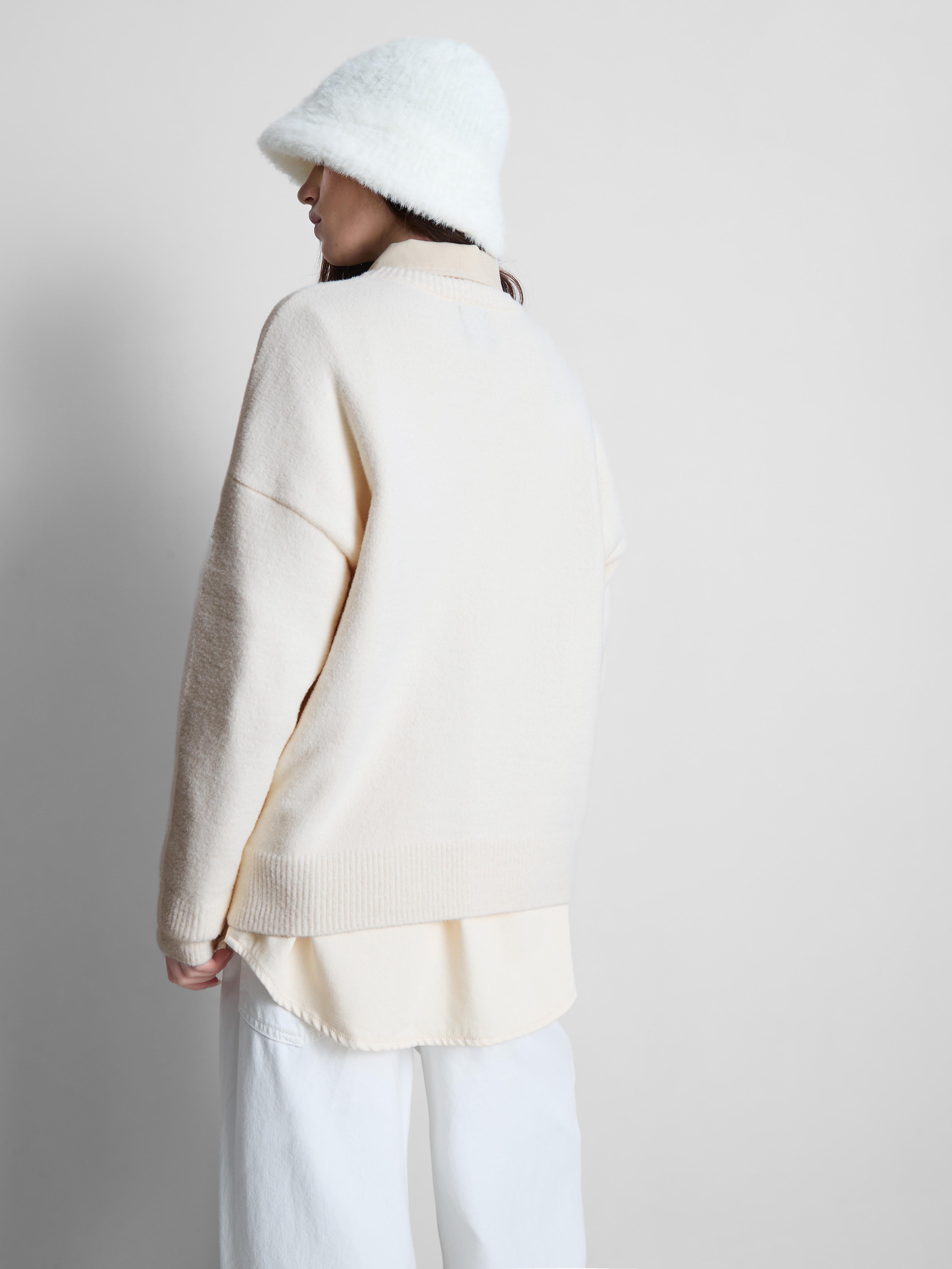 Pull en maille à col ras-du-cou Disney Mickey Mouse