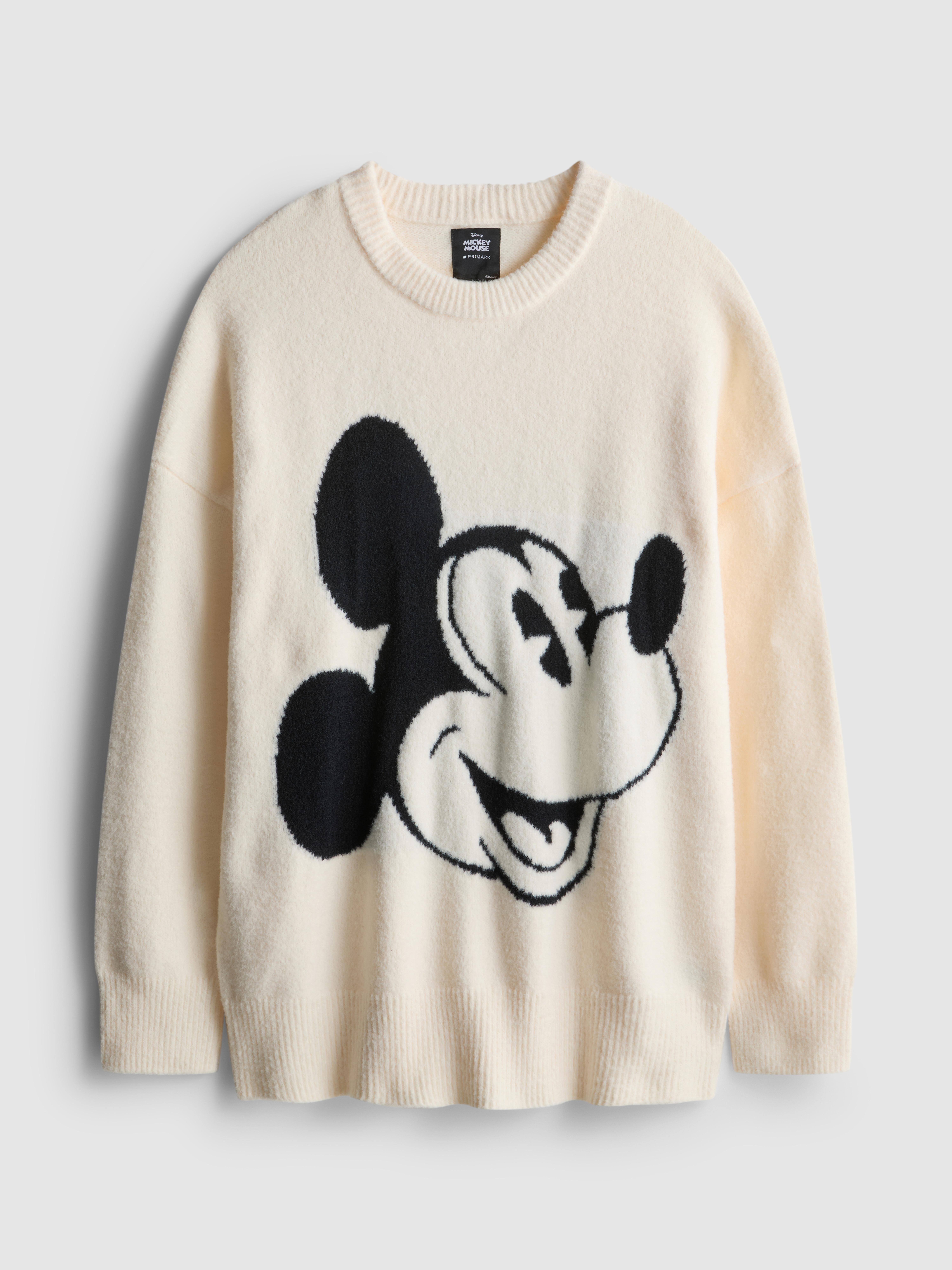Pull en maille à col ras-du-cou Disney Mickey Mouse