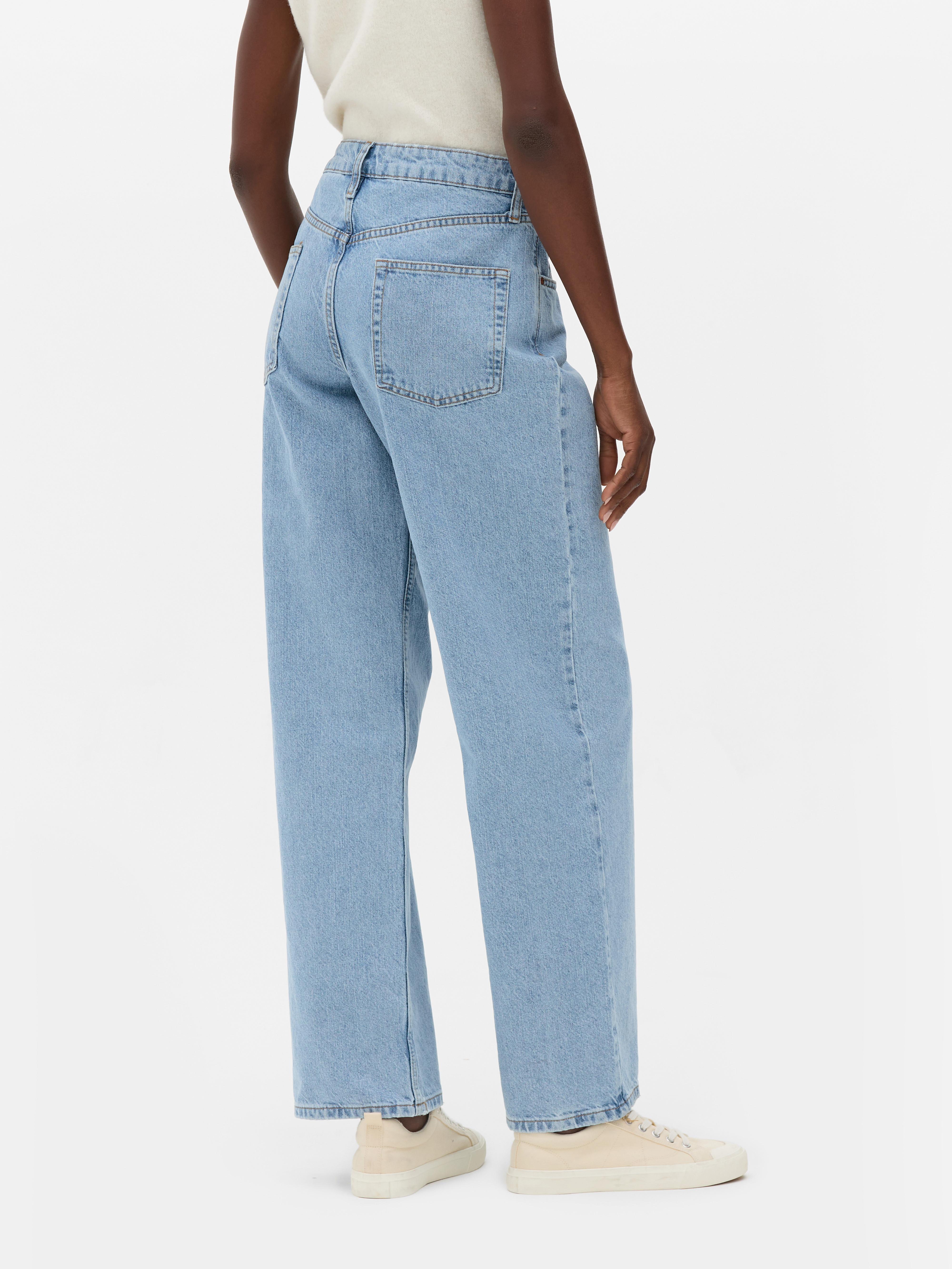 Vaqueros holgados de pernera recta