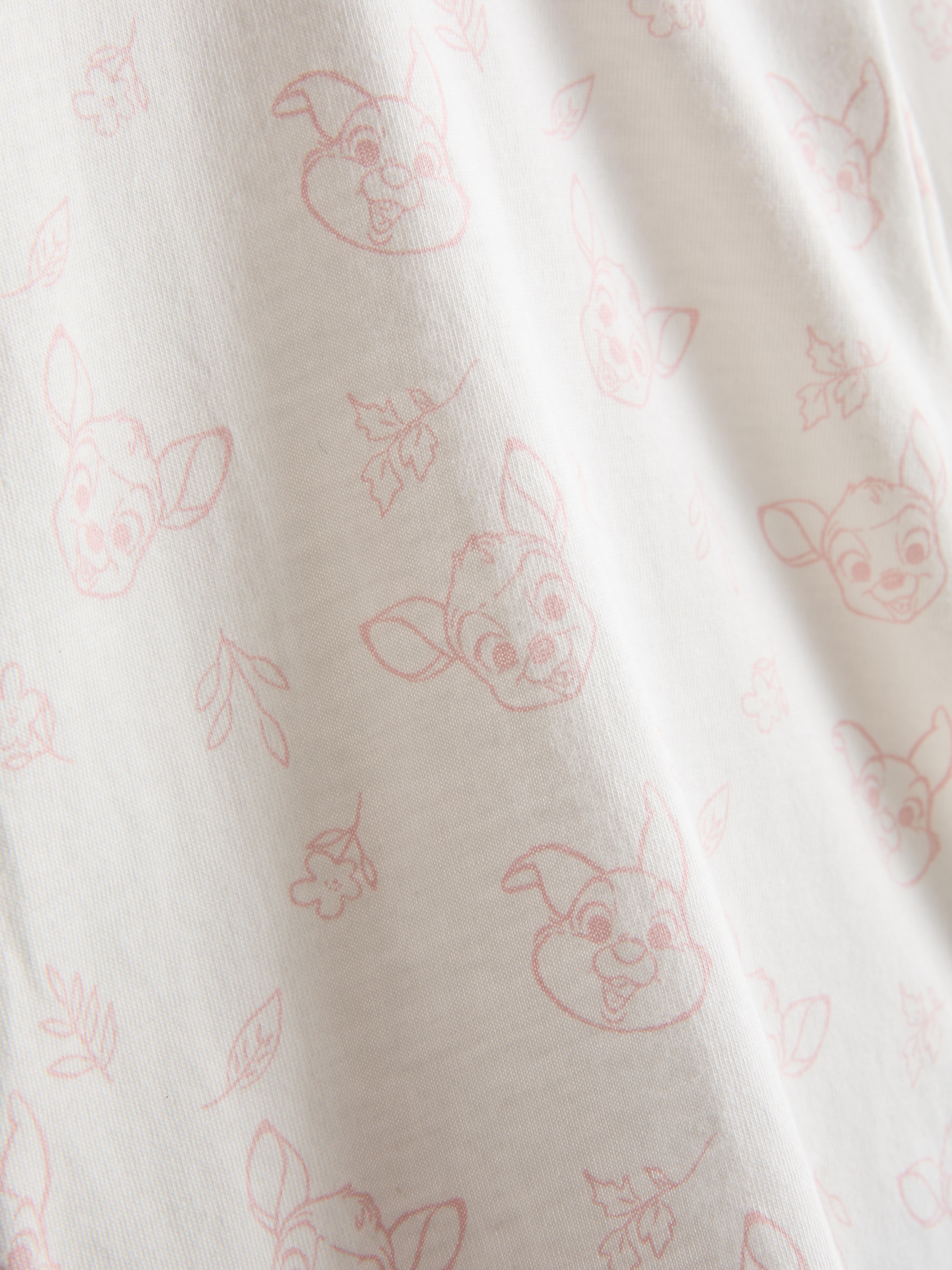 0-36 meses | T-shirt manga comprida/vestido jardineira Disney Bambi