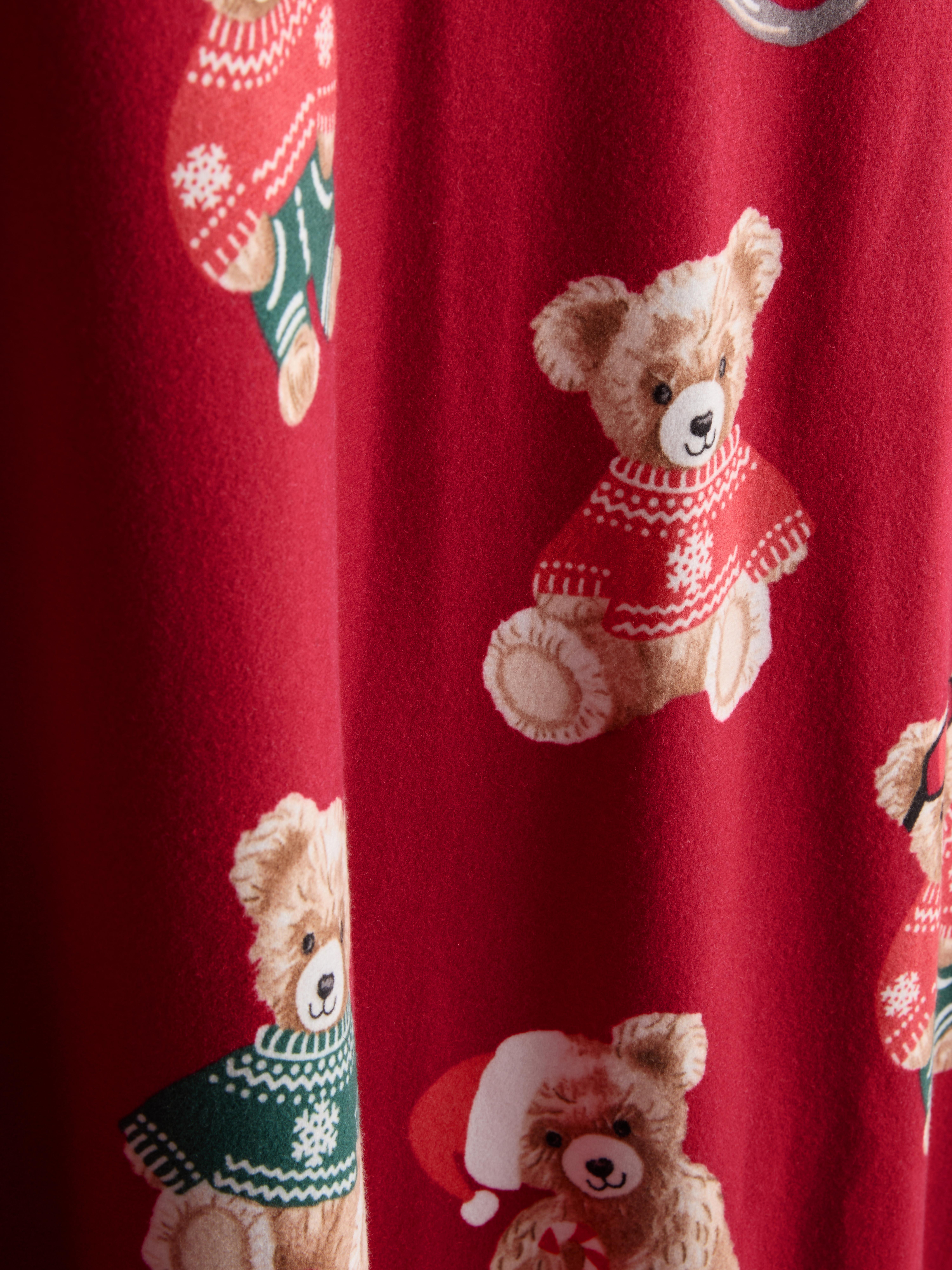Men's Red Bear Family Christmas Pyjamas