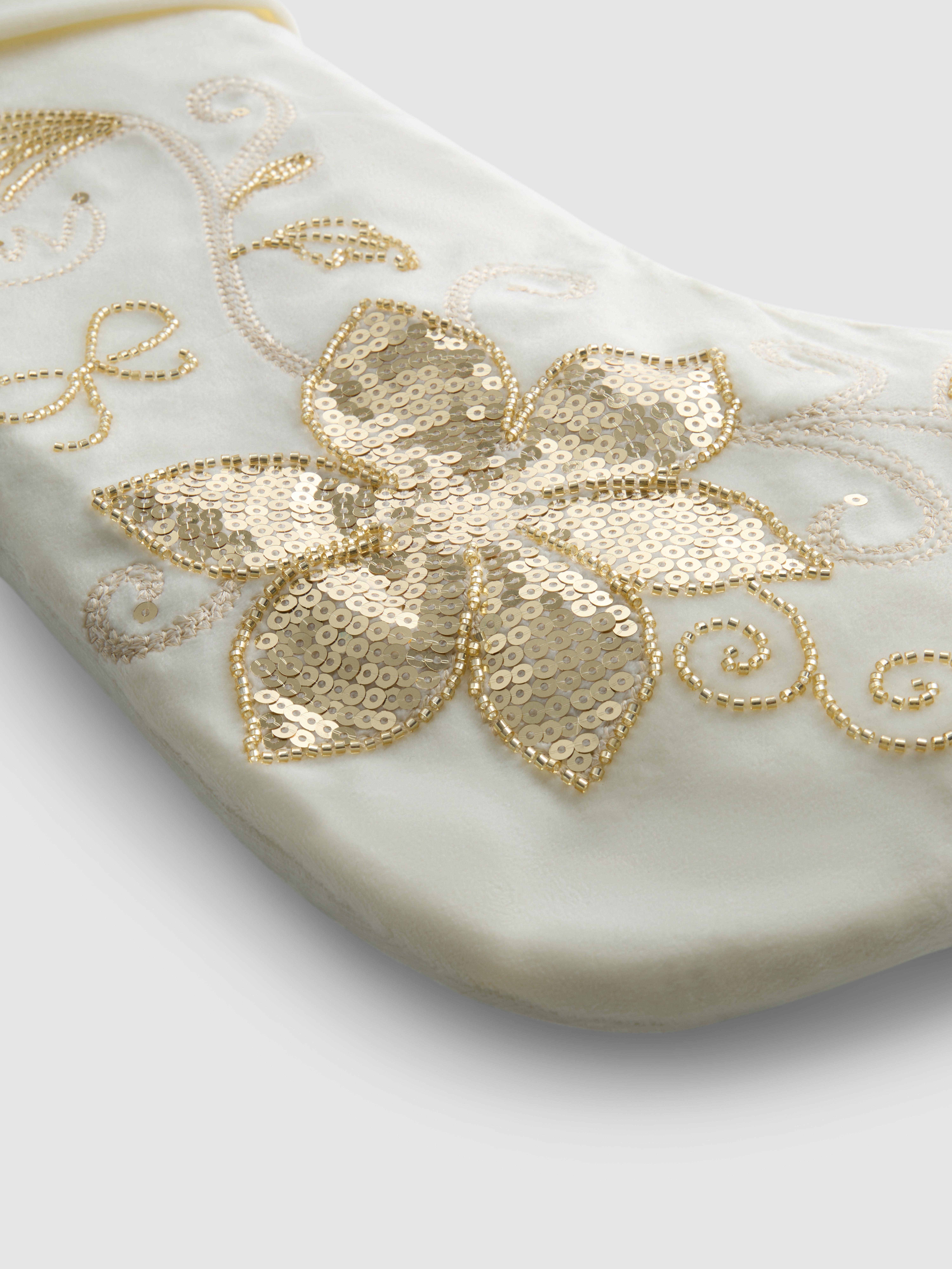 Embroidered Christmas Stocking