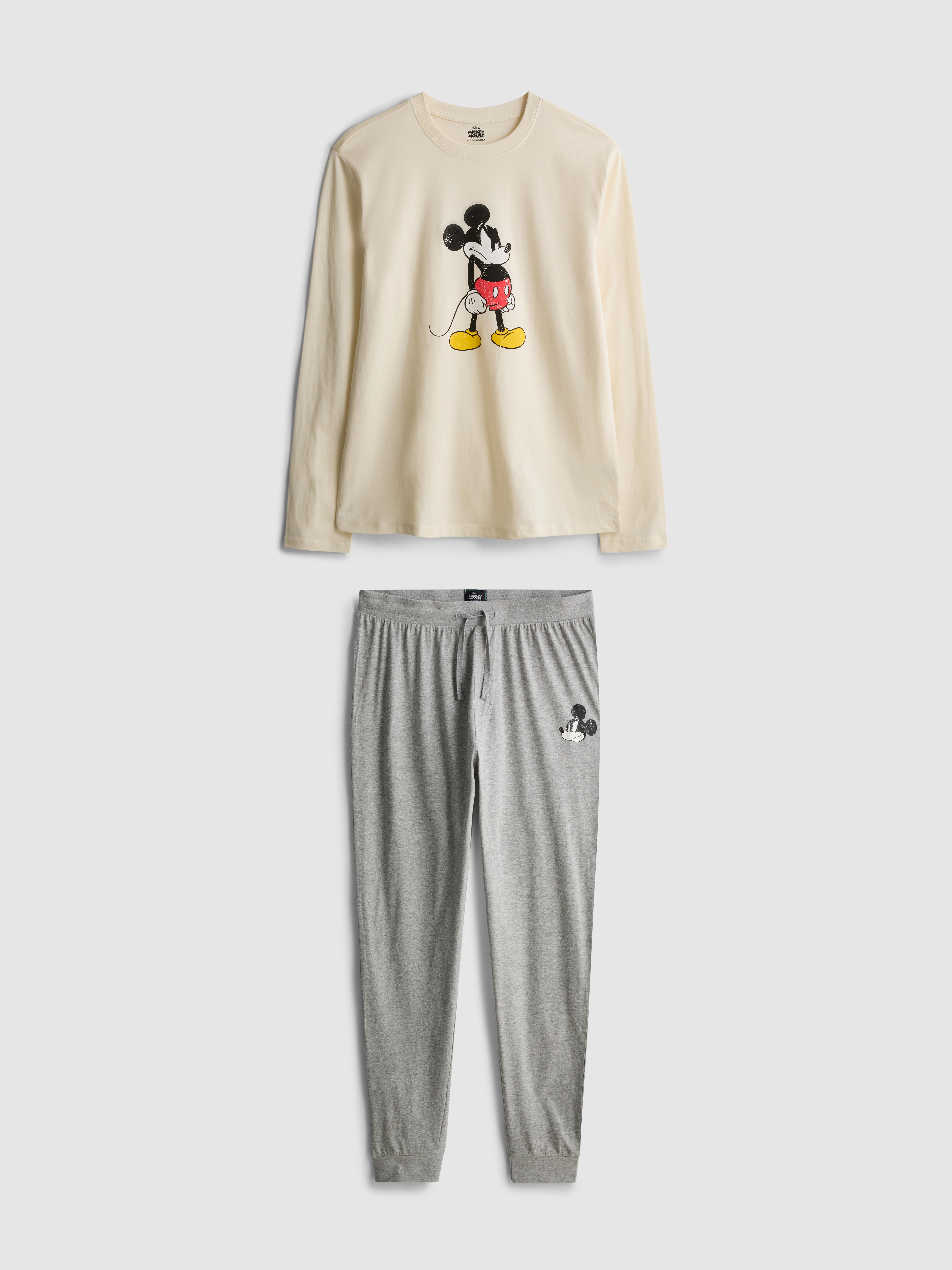 Men's Multi Disney's Mickey Mouse Long Pajamas