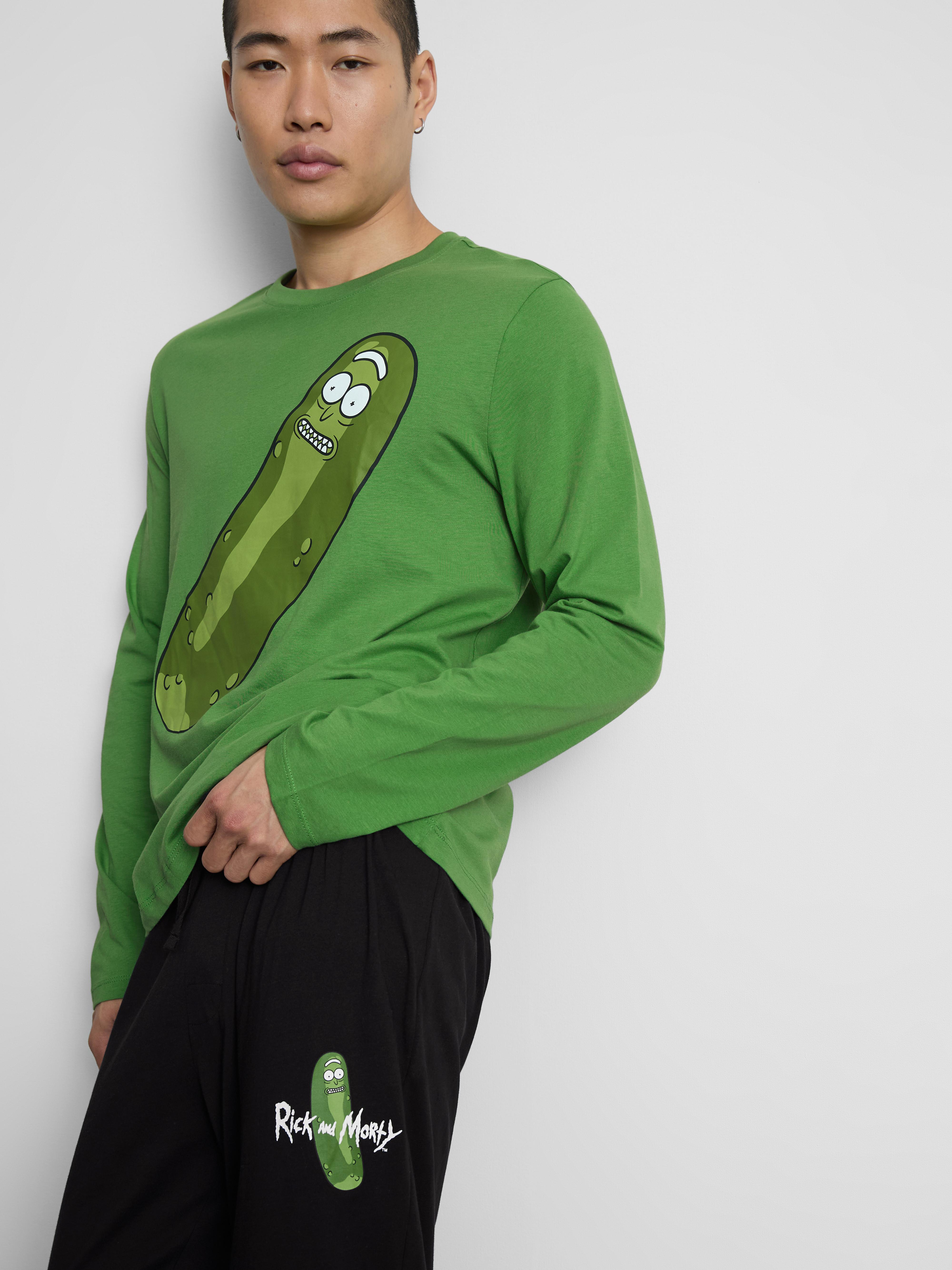 Men's Multi Rick And Morty Pickle Pajamas