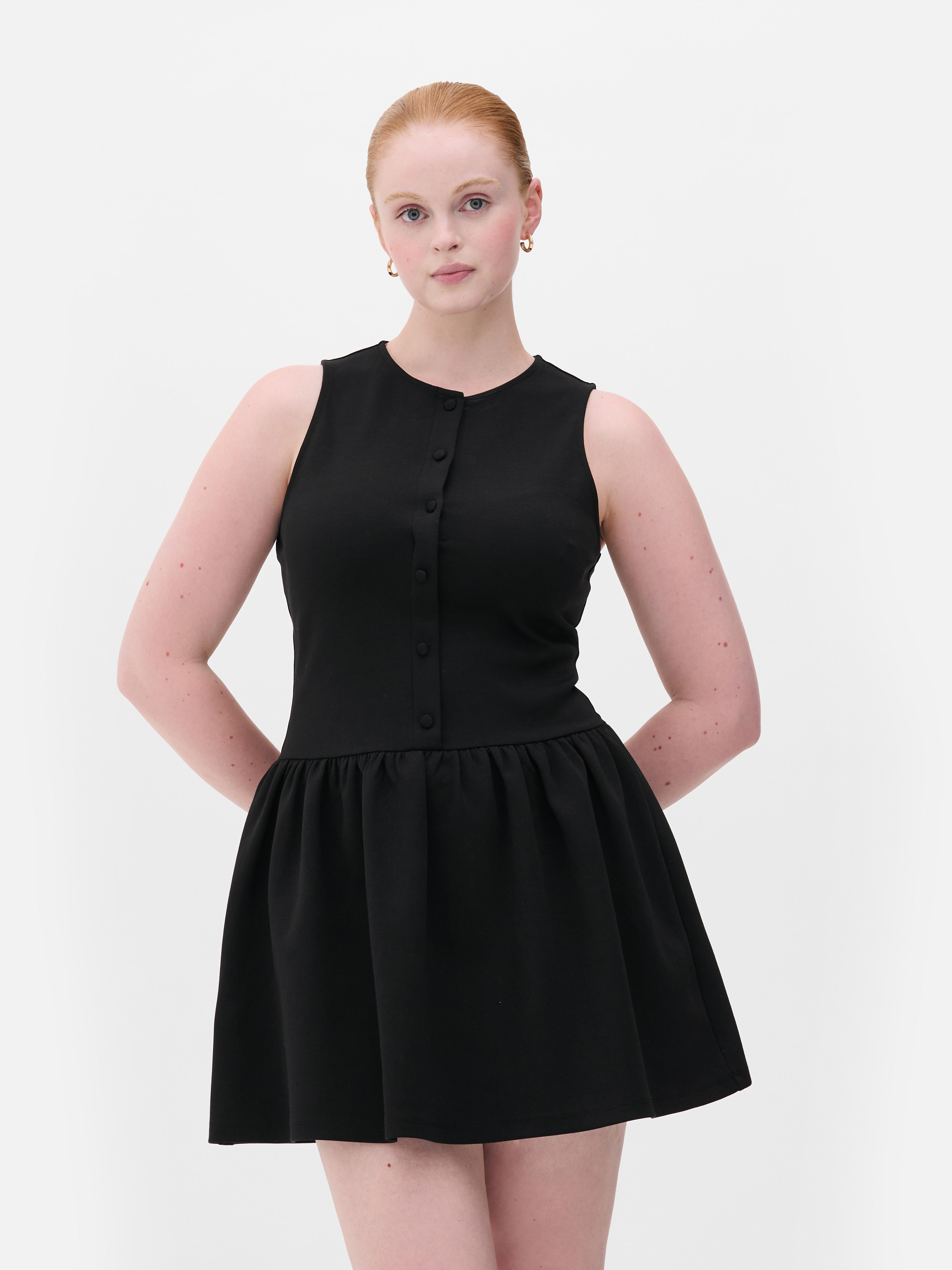 Drop Hem Mini Dress